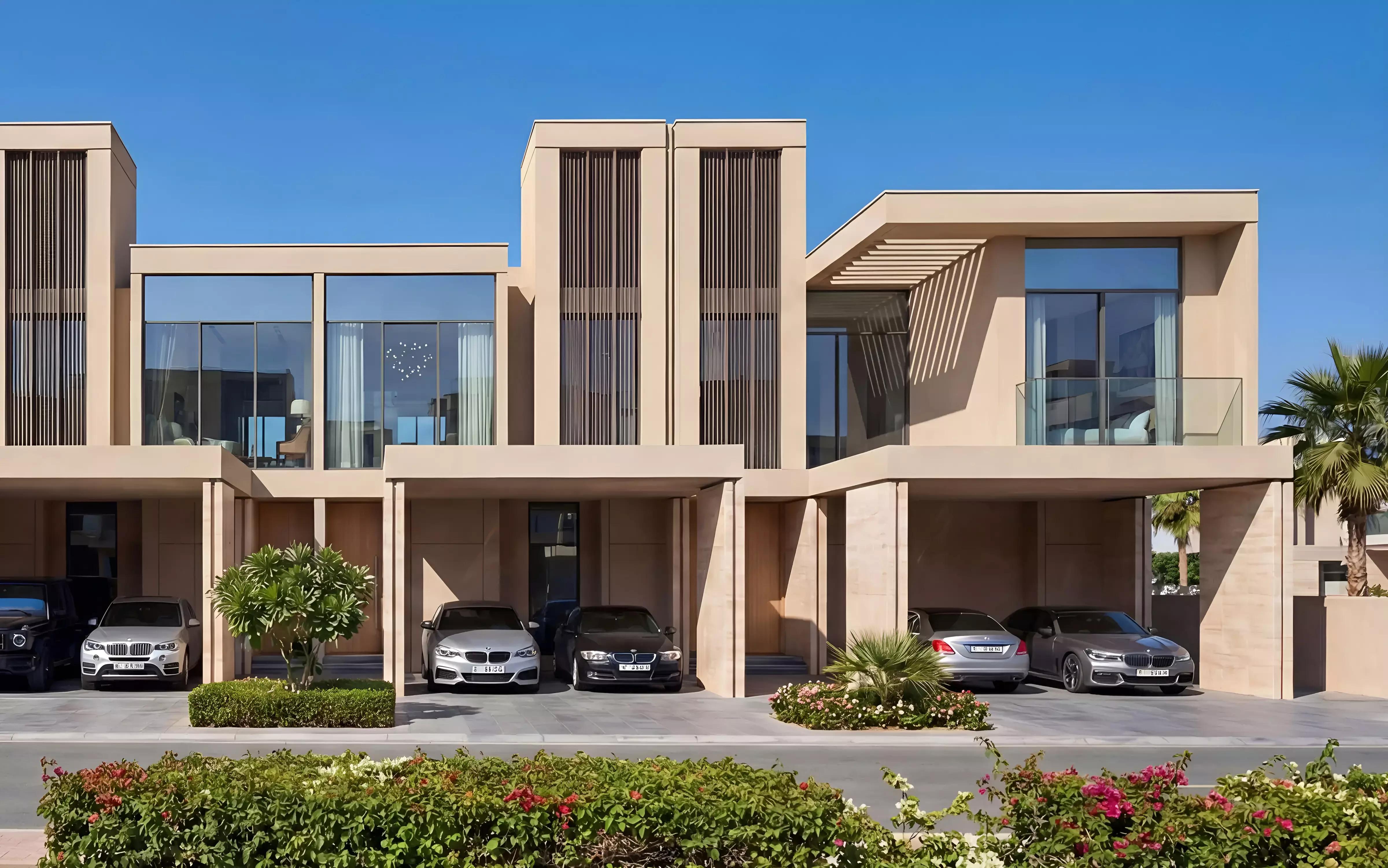 The Brooks at Sobha Sanctuary landscaped community pathway, Dubai