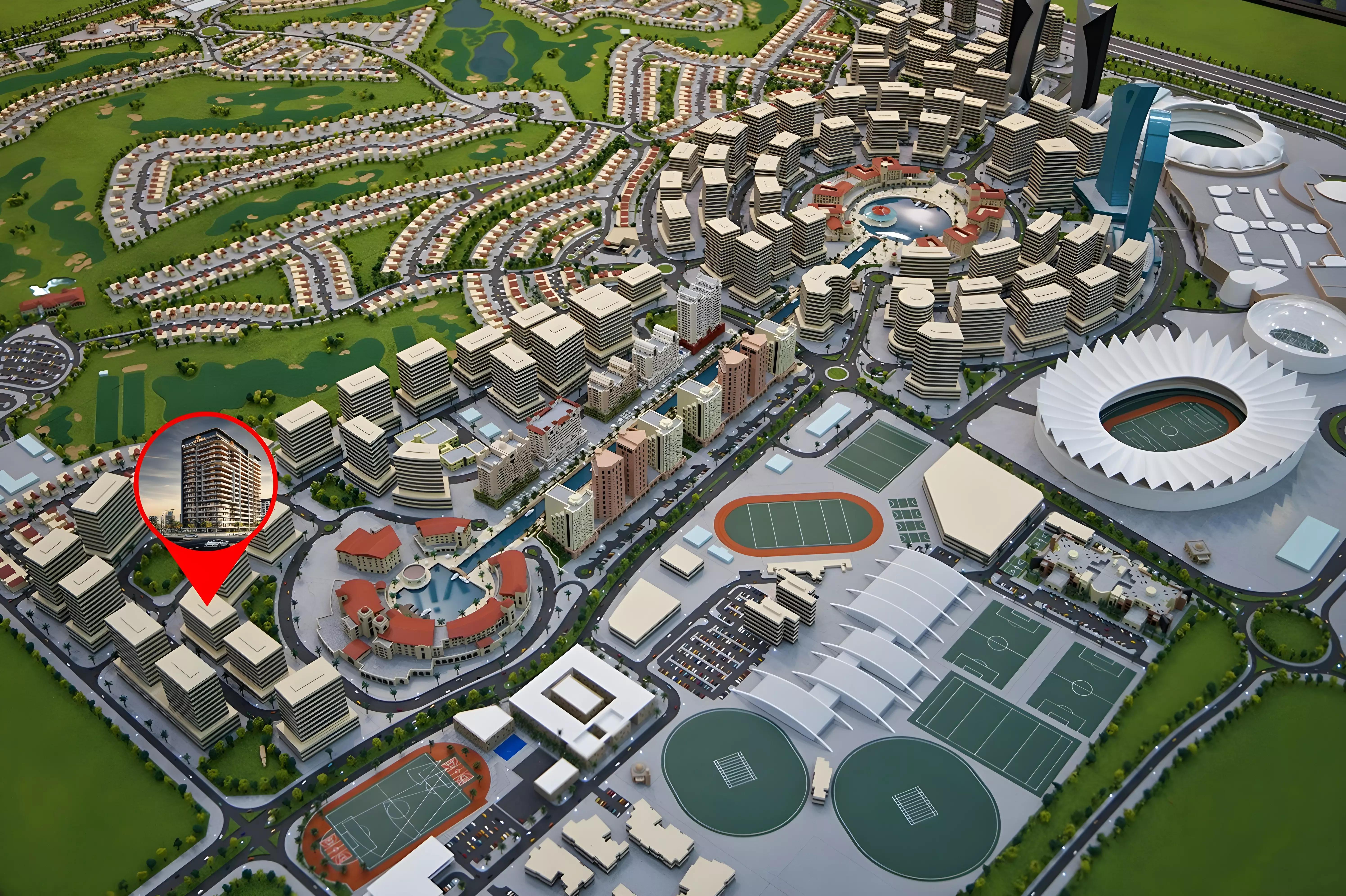 Verde by Vision master plan layout, Dubai Sports City