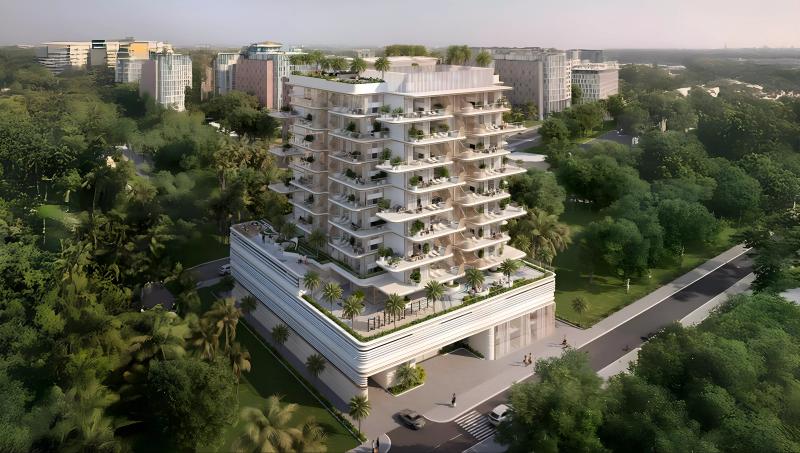 Sunset Bay Phase 4 exterior building facade, Dubai Islands, Dubai