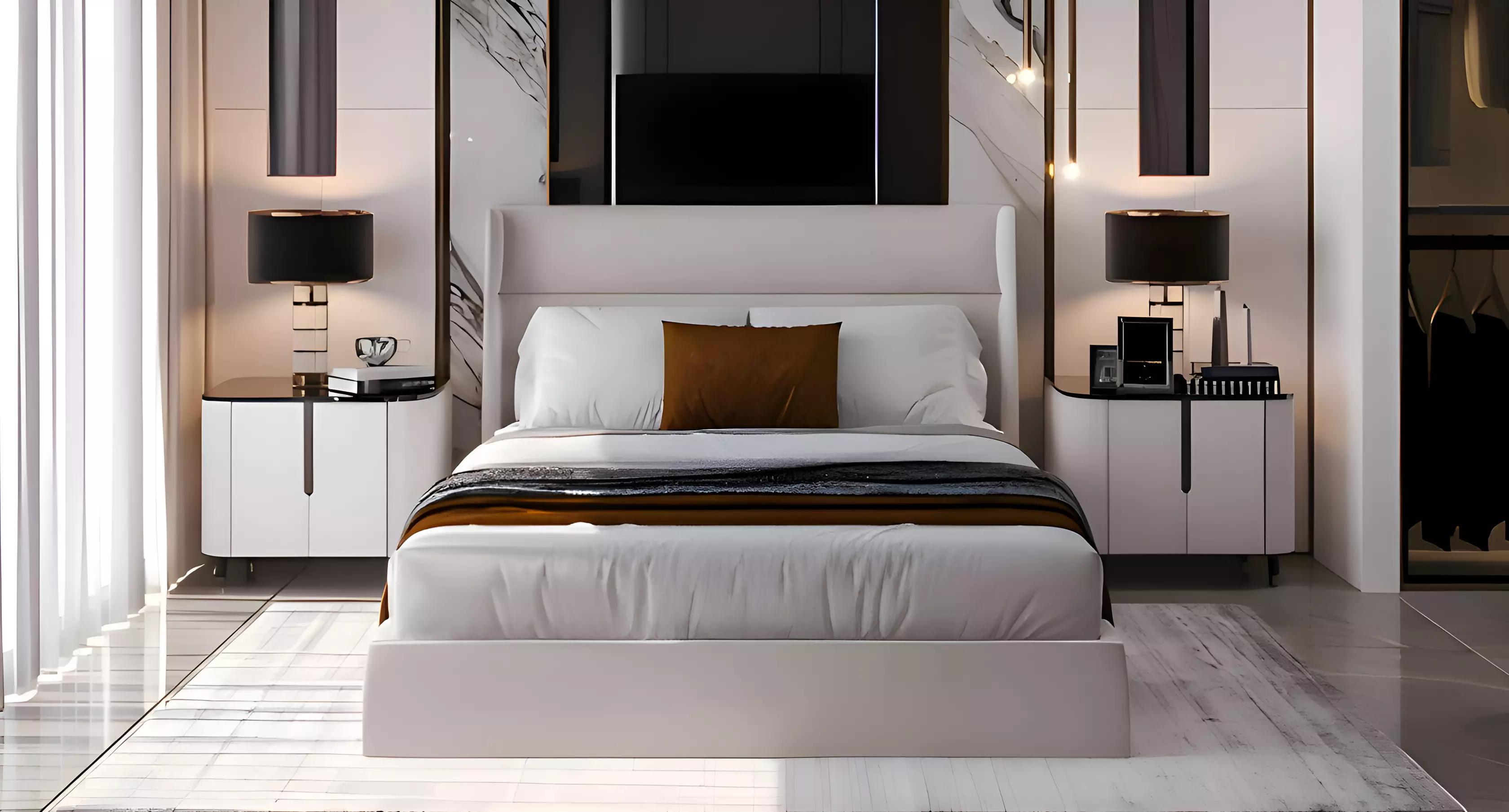 Apartment interior living space at The Grandala, Al Satwa, Dubai