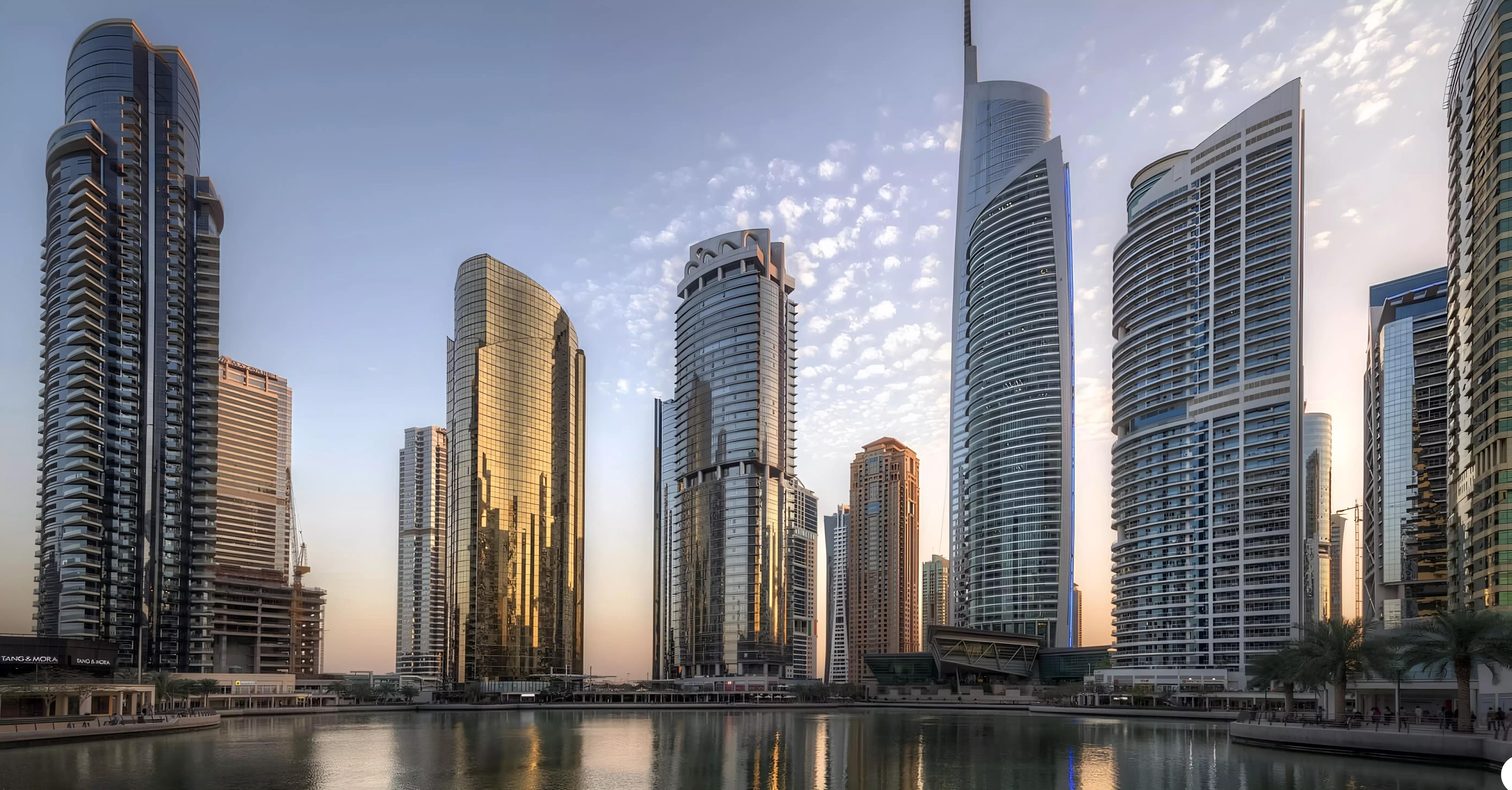 MAG Kingdom residential tower exterior in JLT Cluster K, Jumeirah Lake Towers, Dubai