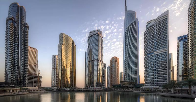 MAG Kingdom residential tower exterior in JLT Cluster K, Jumeirah Lake Towers, Dubai