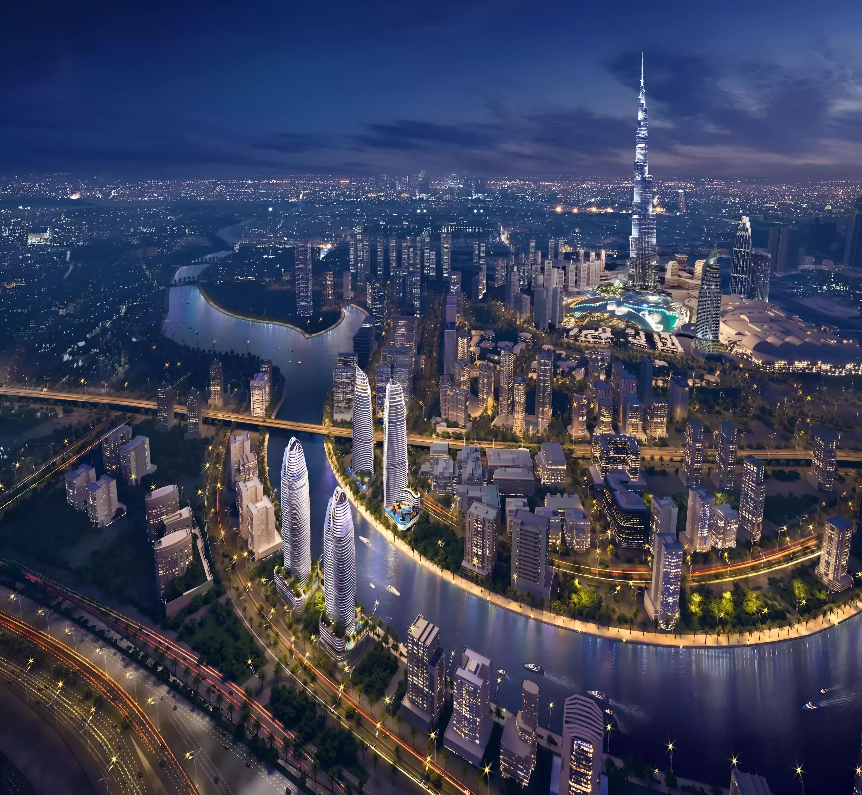 Altitude building amenity deck view, Business Bay, Dubai