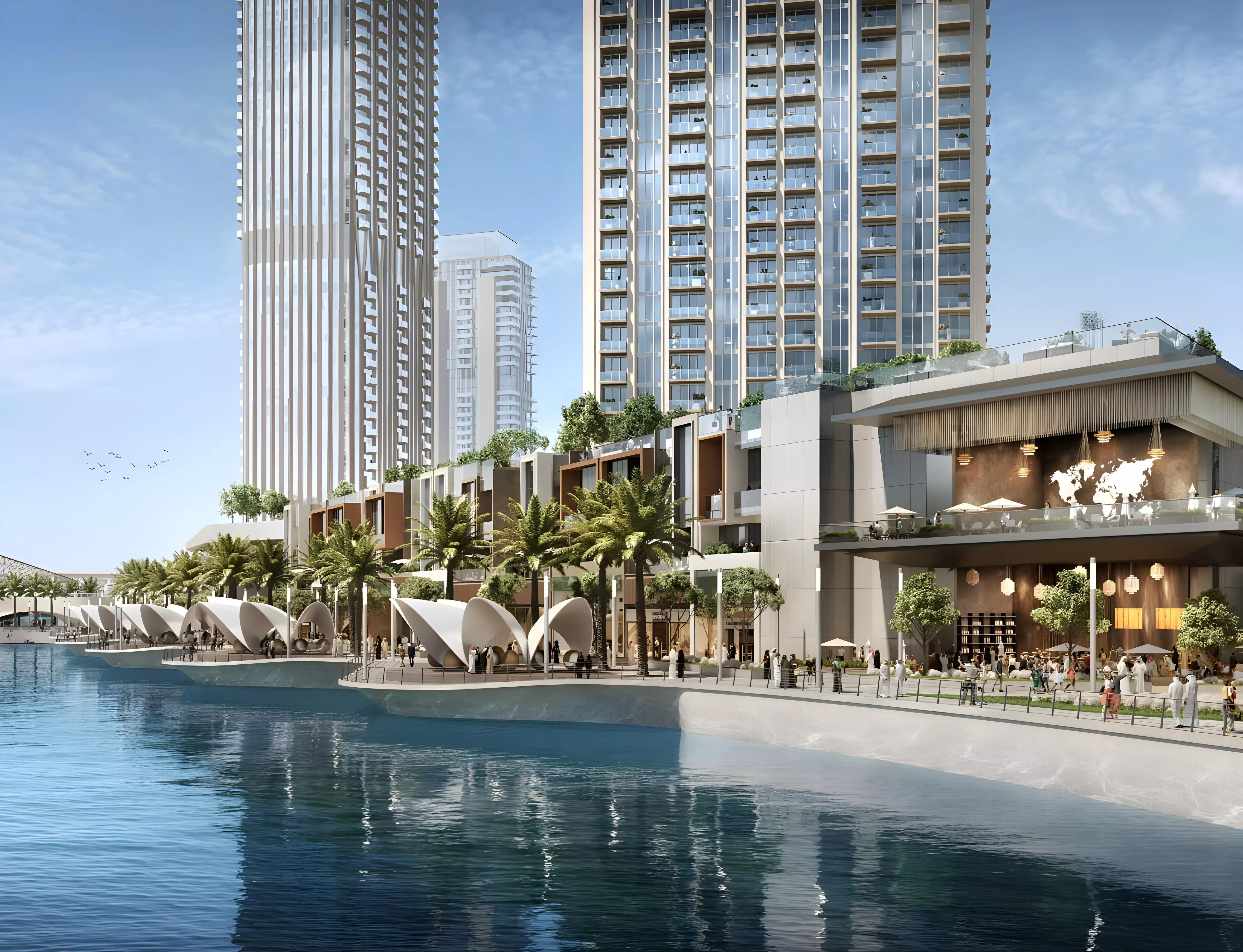 Savanna at Creek Beach master plan layout, Dubai Creek Harbour