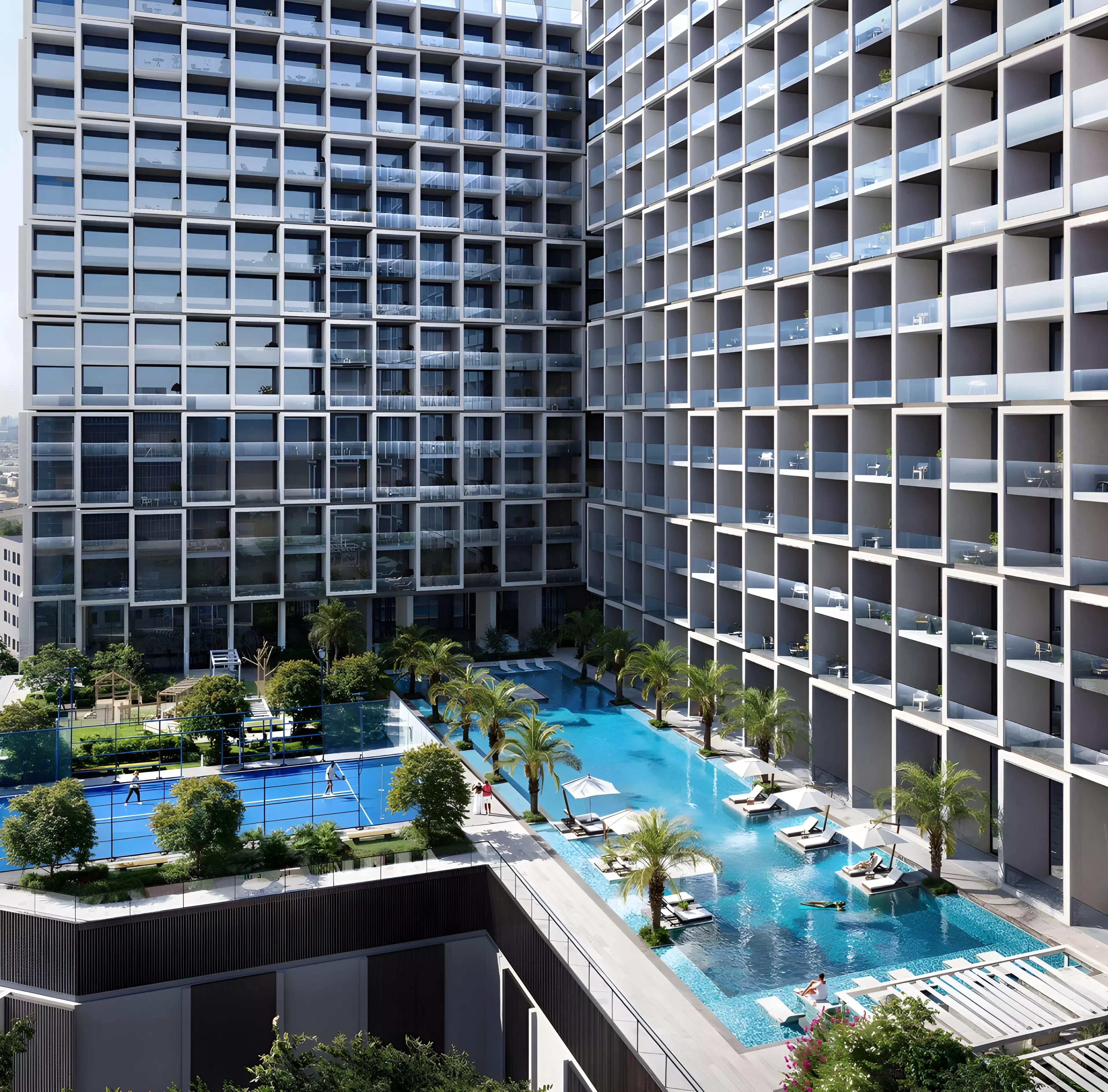 Binghatti Cullinan exterior perspective, Al Jaddaf, Dubai