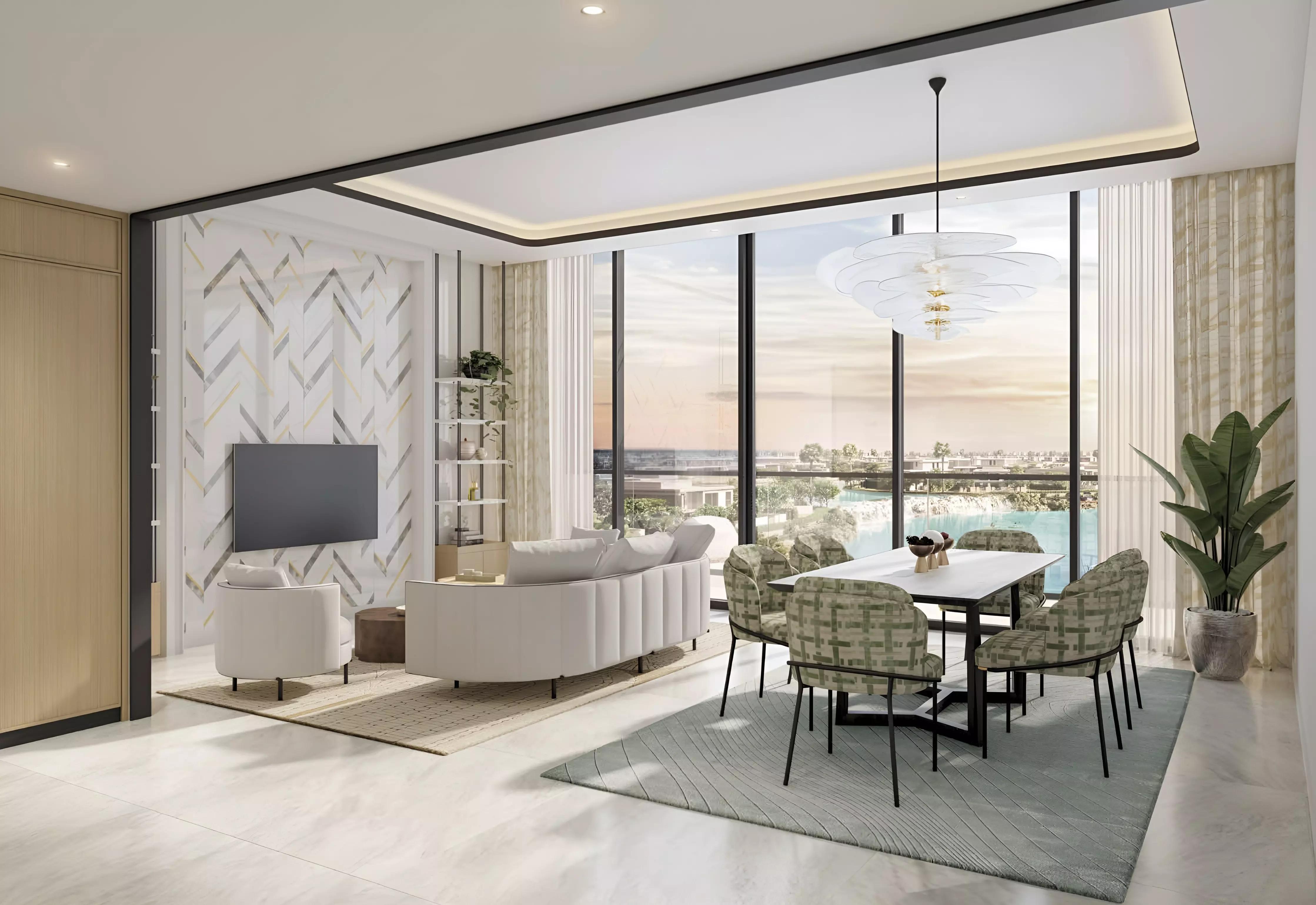 Landscaped gardens surrounding Azizi Venice 13, Azizi Venice, Dubai South