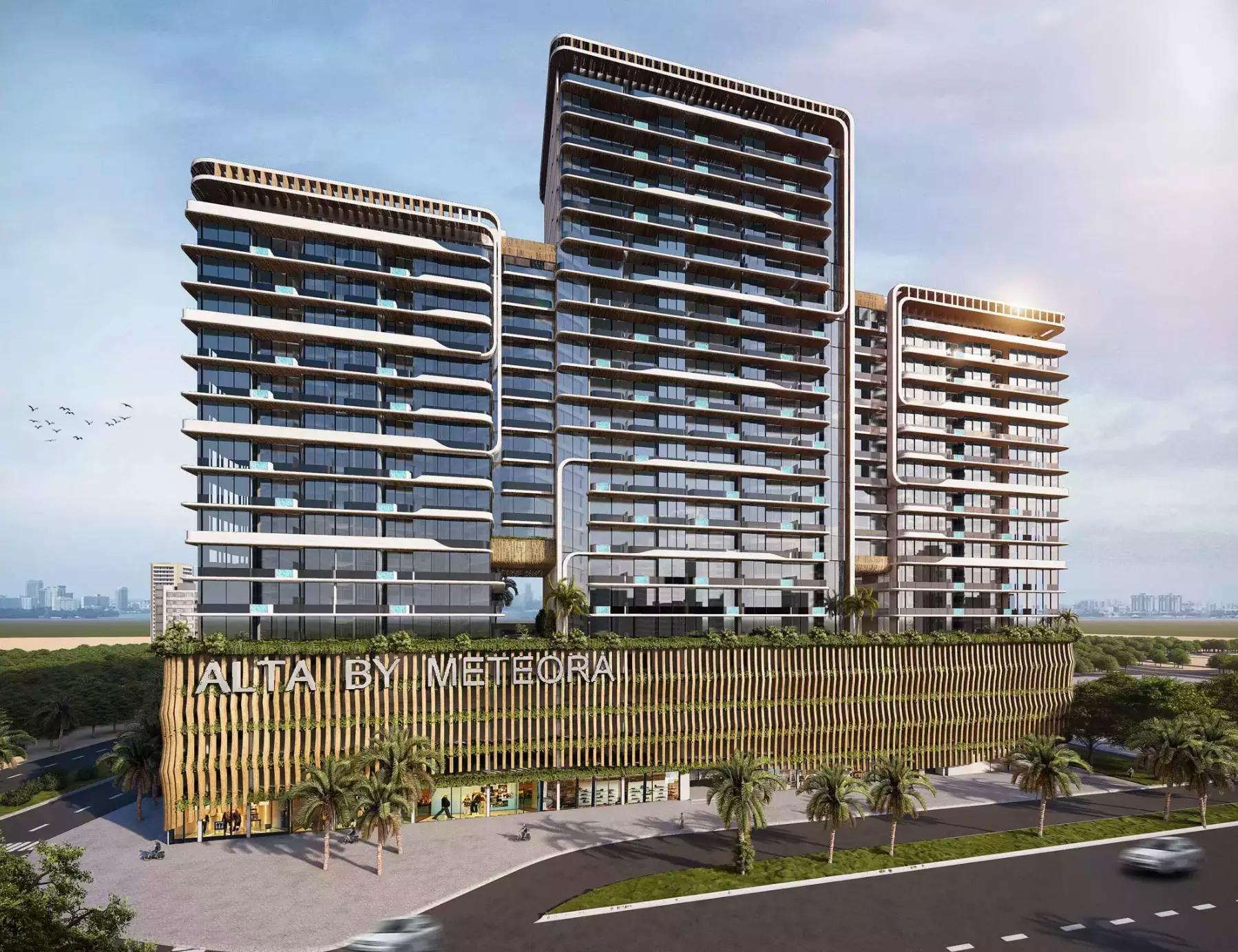 Alta residential tower exterior view, JVC, Dubai