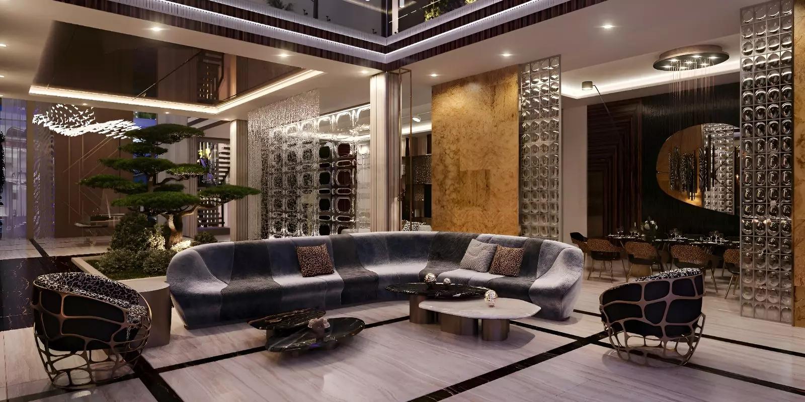 Damac Gems Estates community landscaped park, DAMAC Hills, Dubai