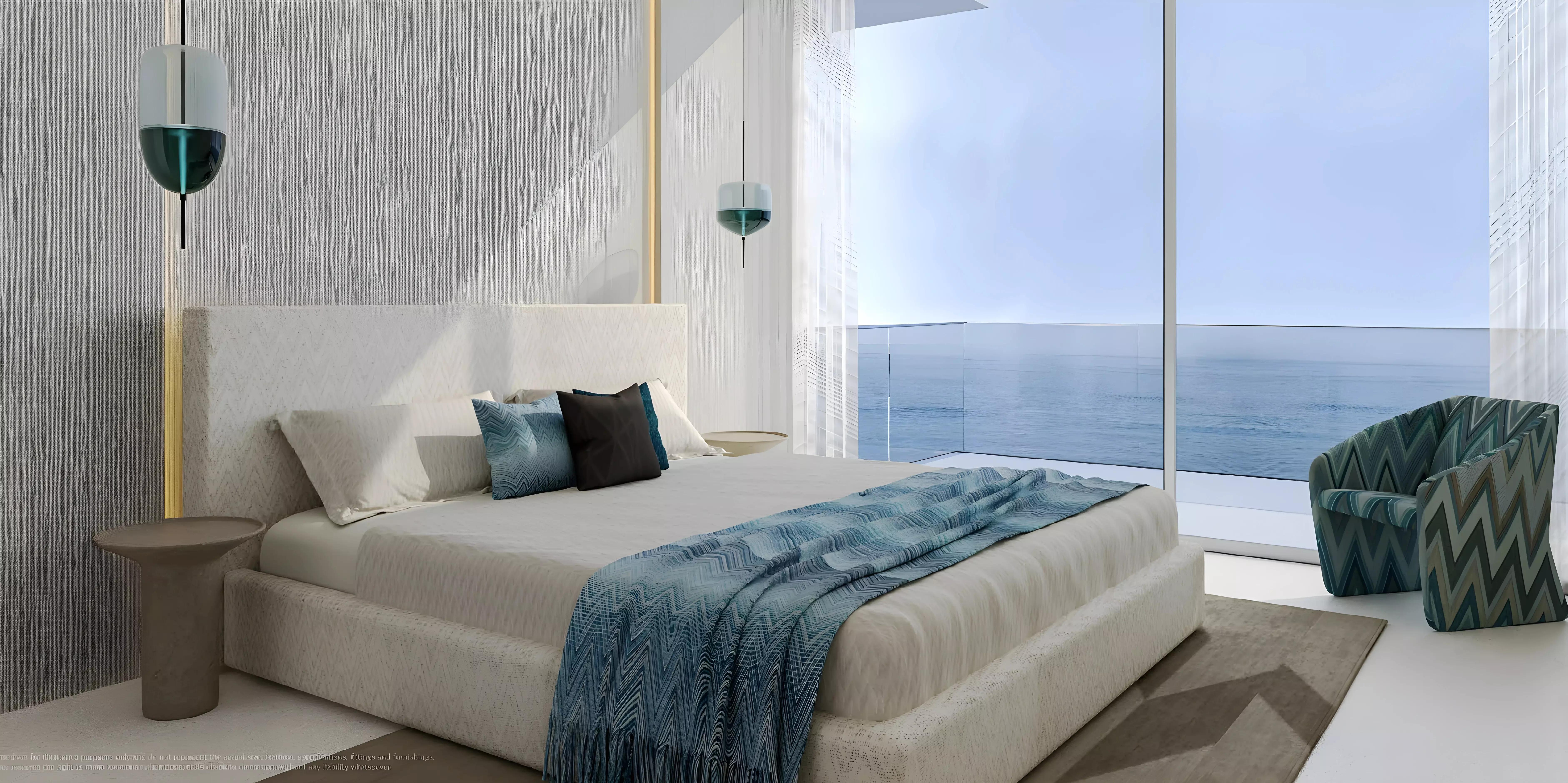 Octa Isle Interiors residential interior render, Dubai Islands