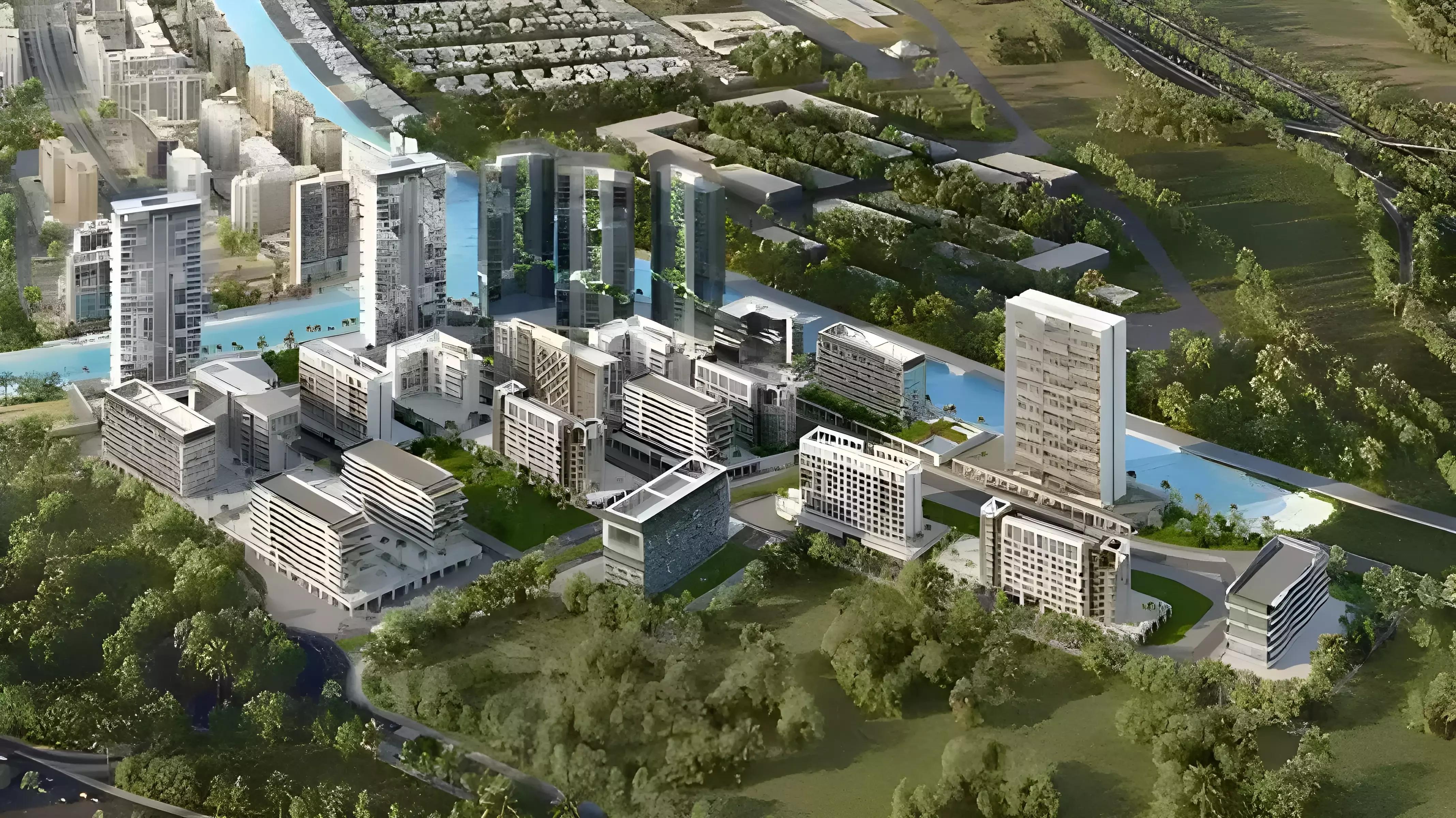 Azizi Riviera 54 exterior building render, Meydan One, Dubai