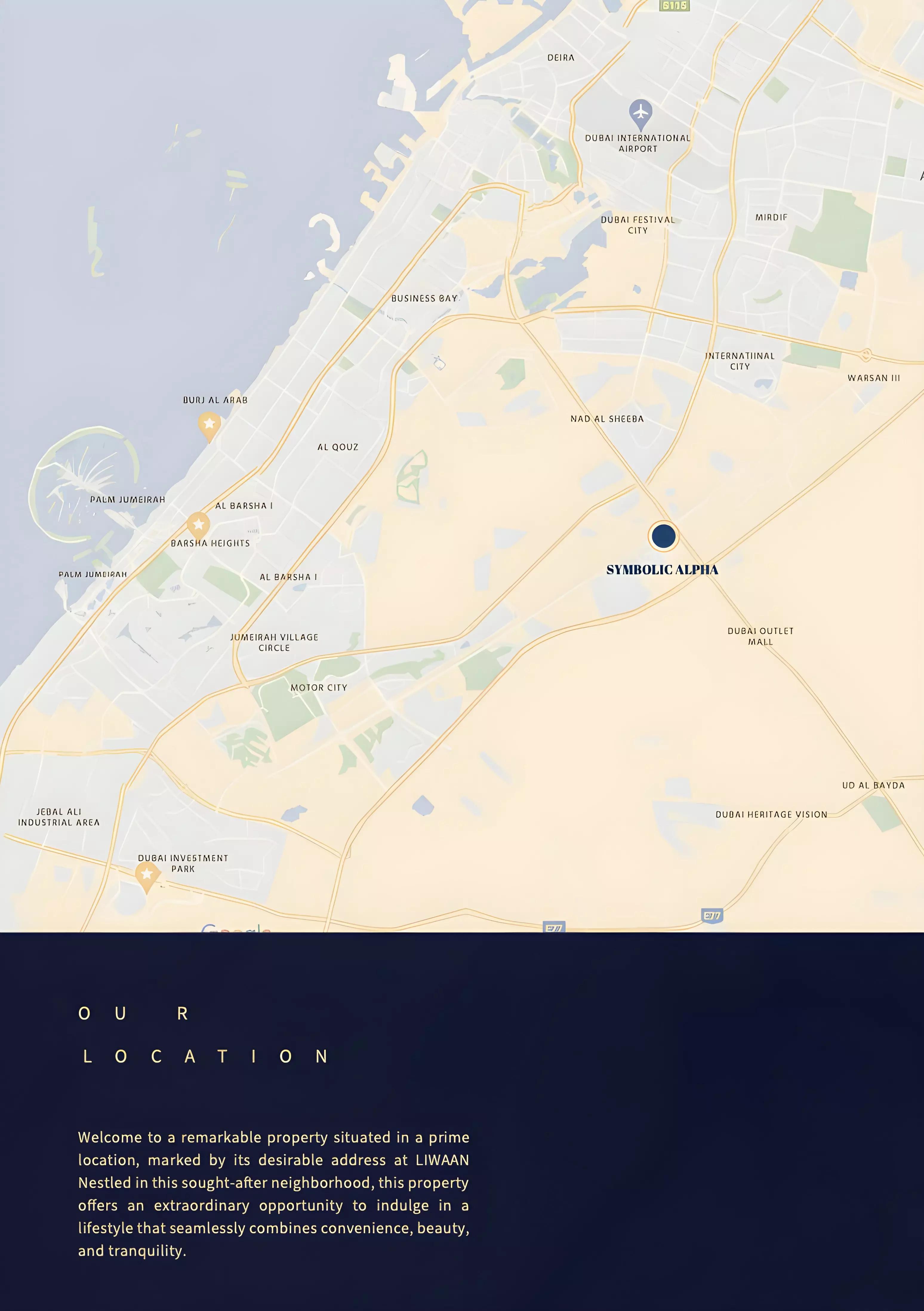 Symbolic Alpha master plan layout, Queue Point, Liwan