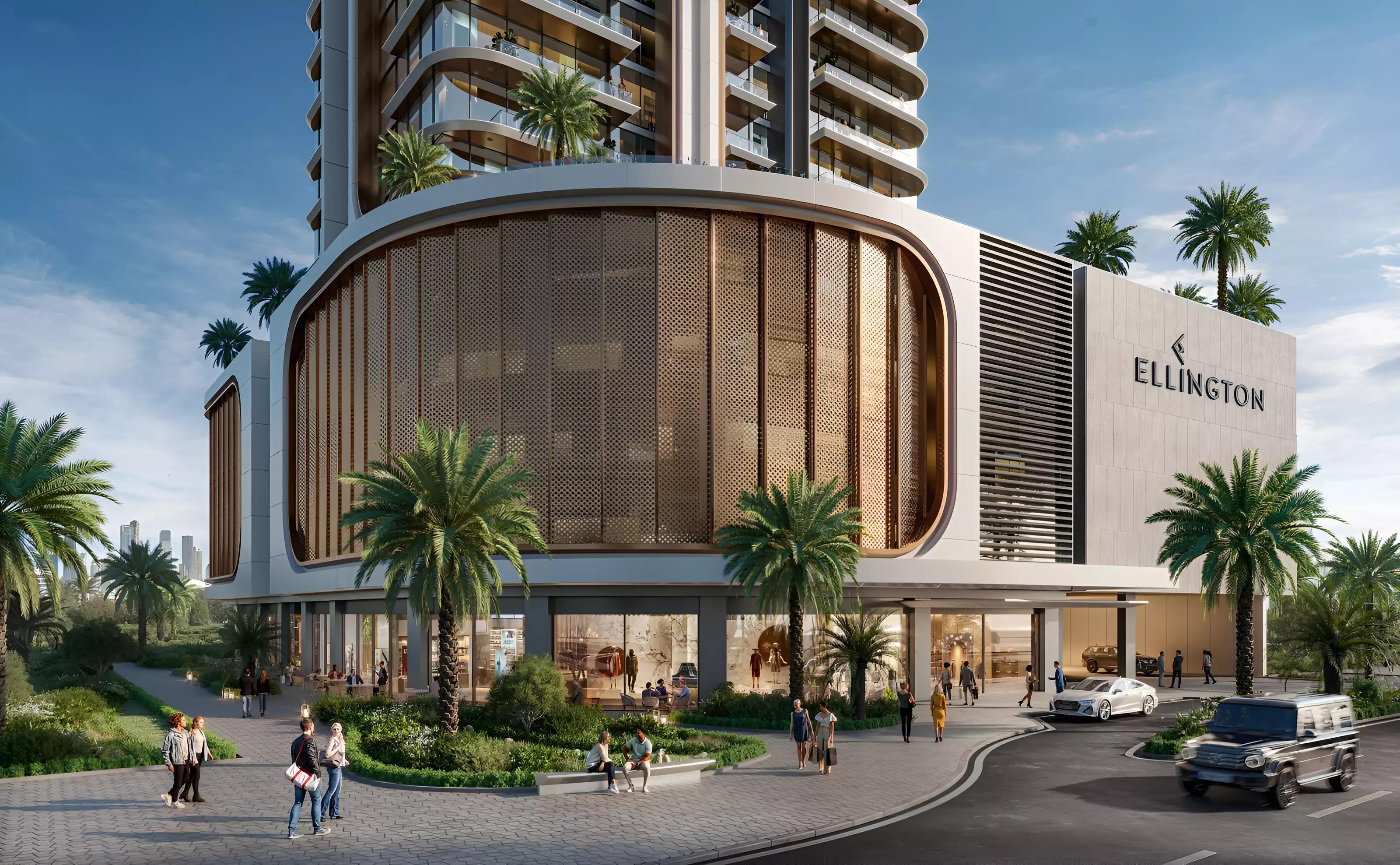 Highgrove interior living space, Sobha Hartland II, Dubai