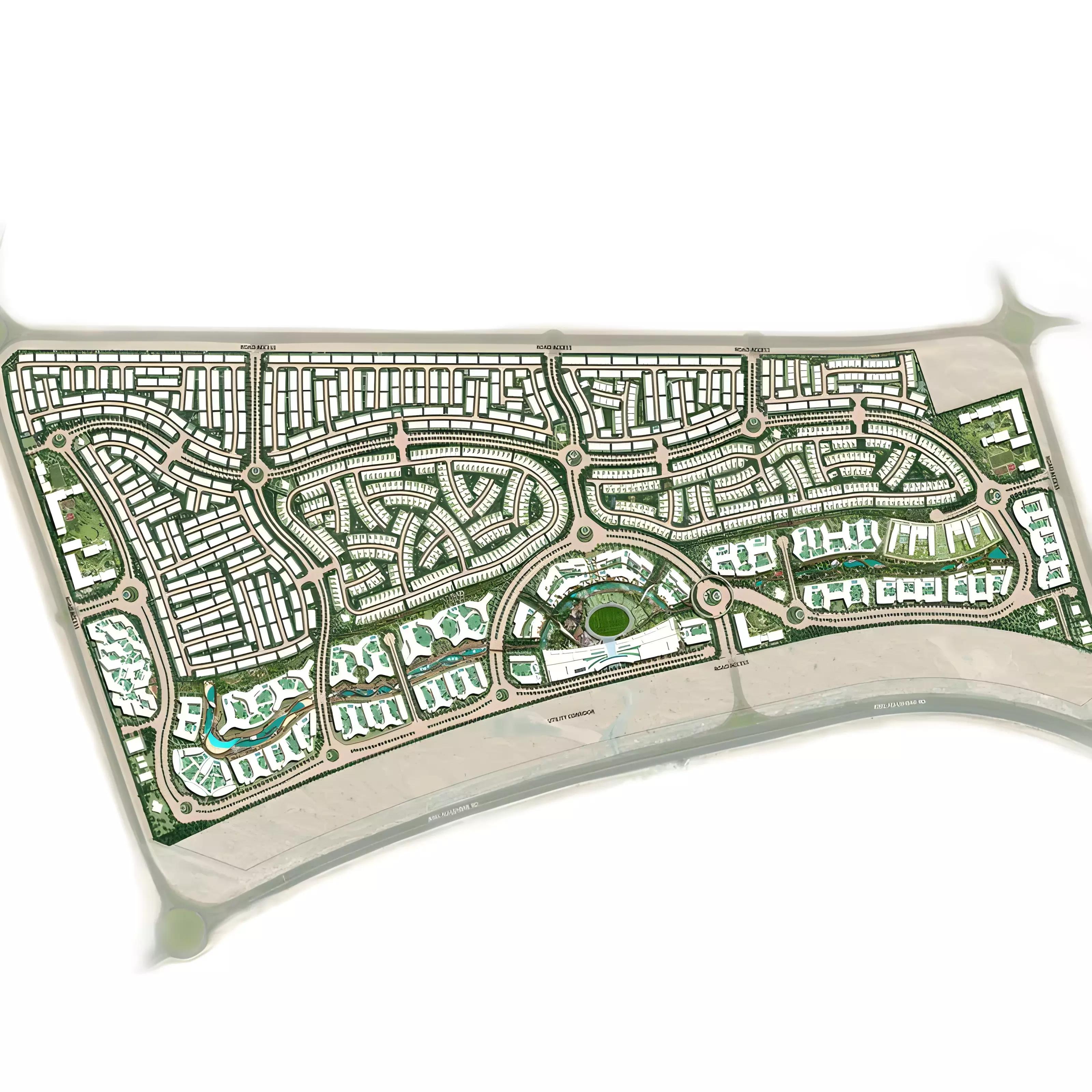 Master plan layout of The Woods Serenity within Sobha Sanctuary, Dubai