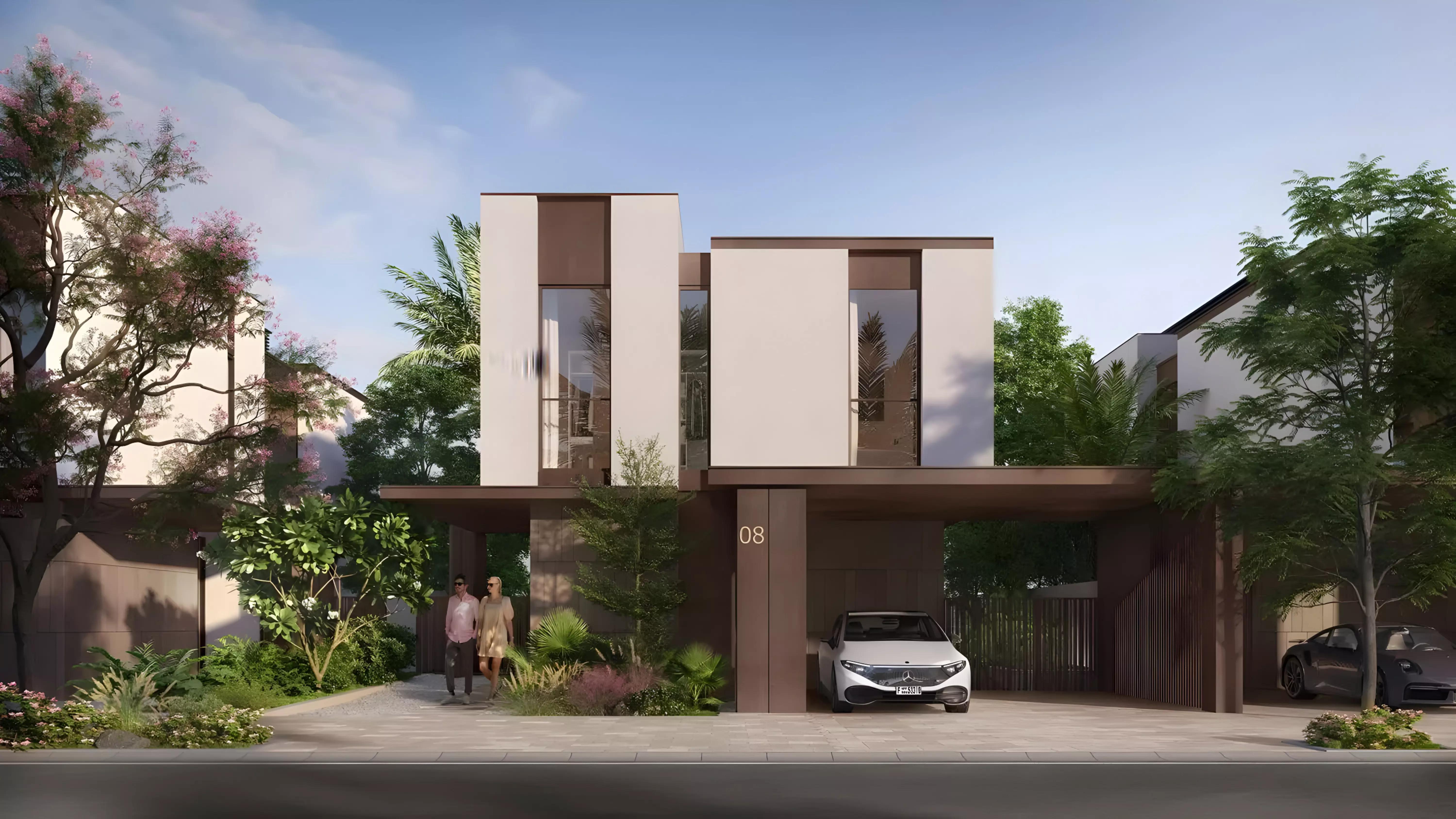 Murjan villa exterior at The Wilds by Aldar, Dubai