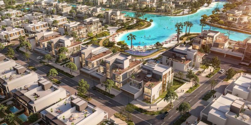 South Bay Phase 3 villa exterior with landscaped garden, Dubai South