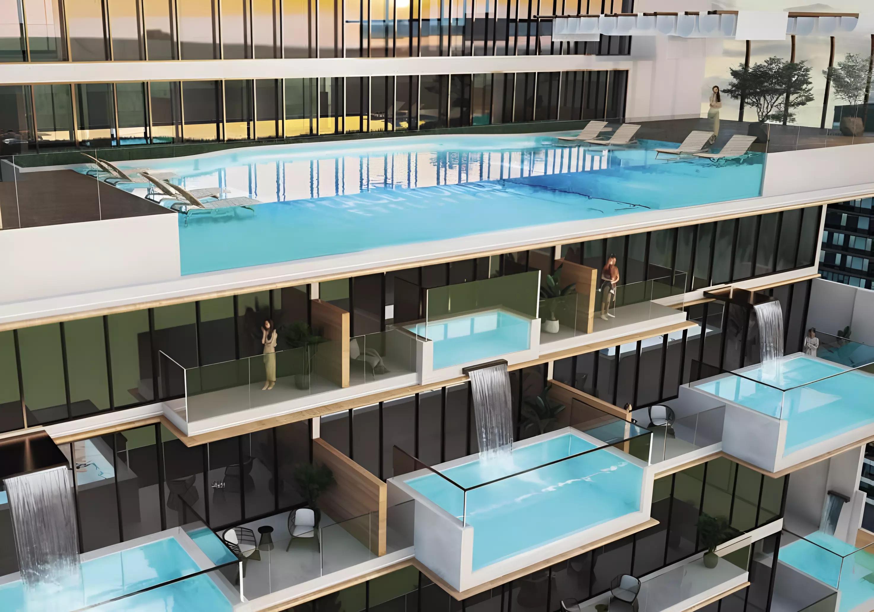 Sky Living apartment interior finish, Peace Homes Group, Dubai