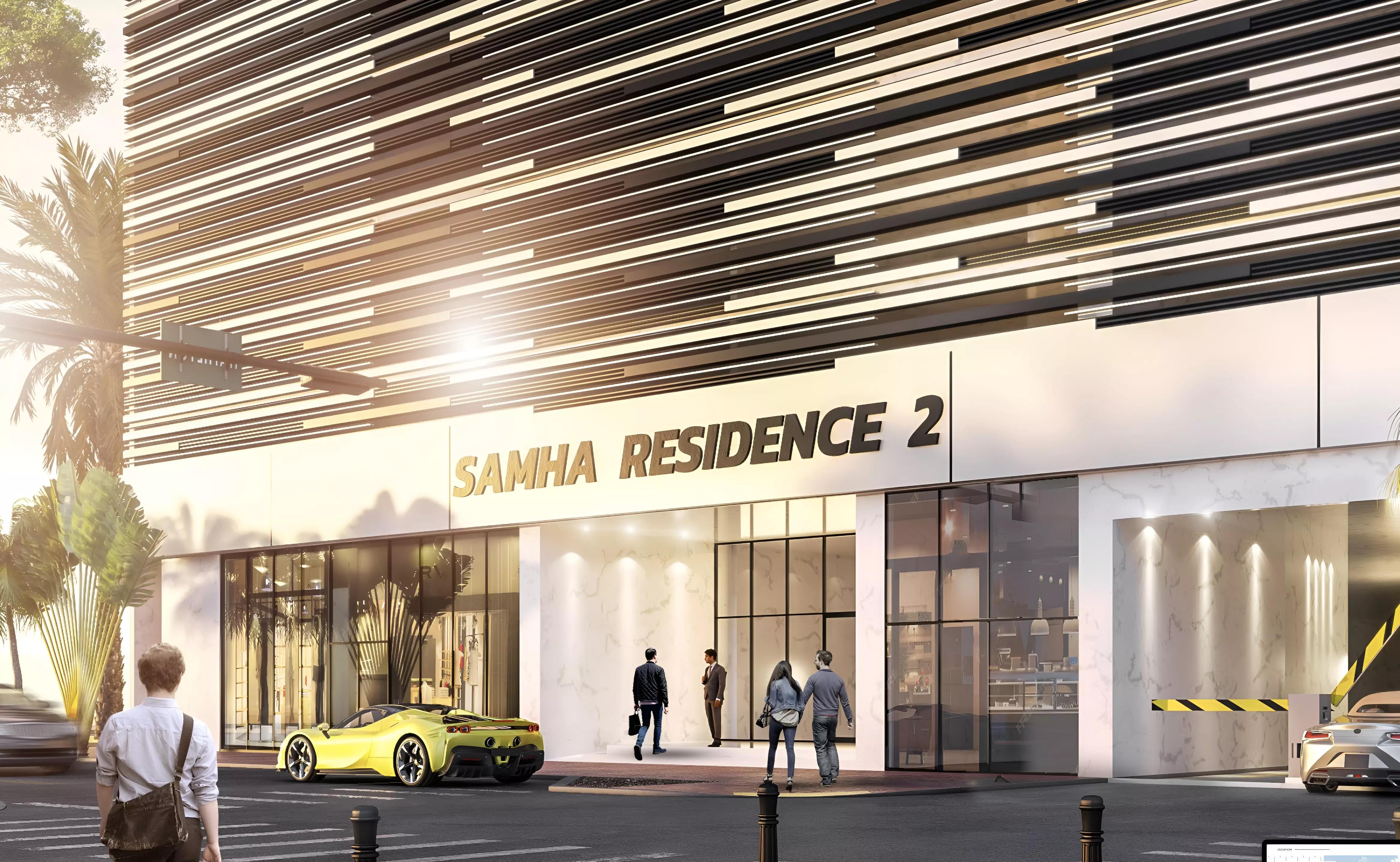 Samha Residence 2 apartment interior living space, JVC, Dubai