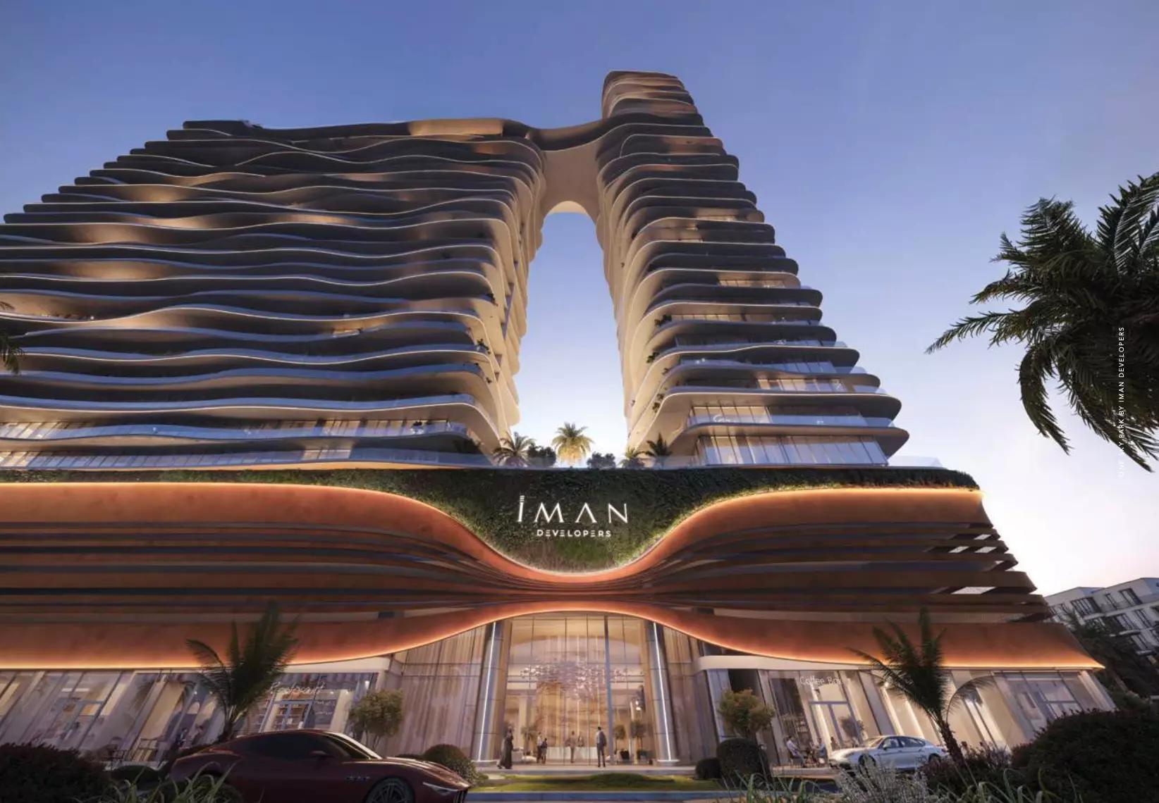One Sky Park landscaped gardens and outdoor seating, JVC, Dubai
