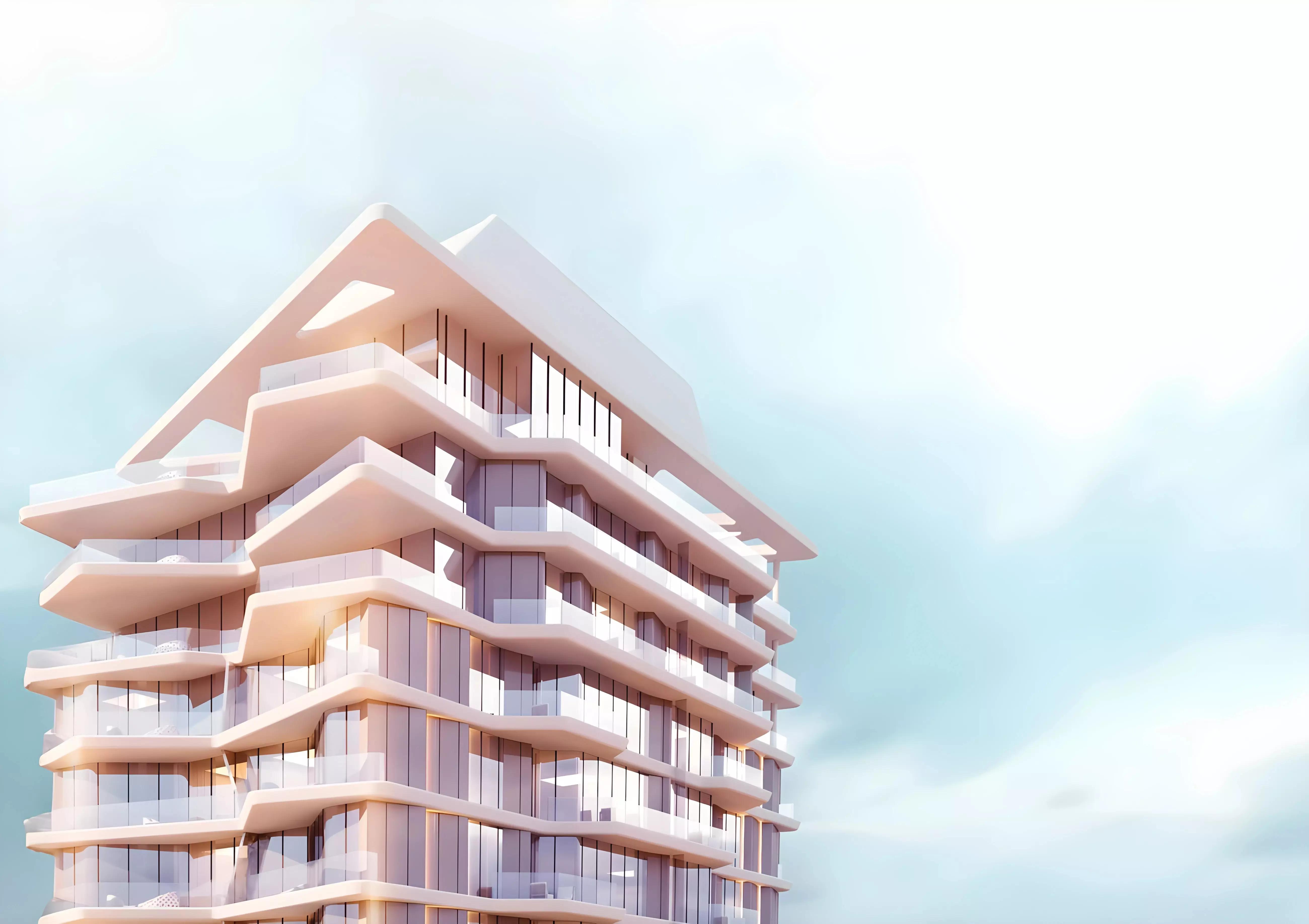 Coastal Haven residential tower entrance, Dubai Islands, Dubai