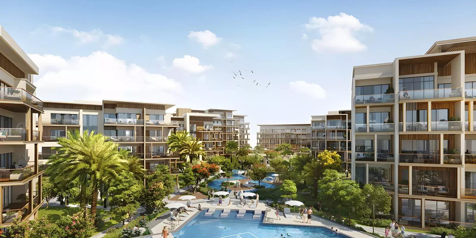 Keturah Resort building elevation, Al Jaddaf, Dubai