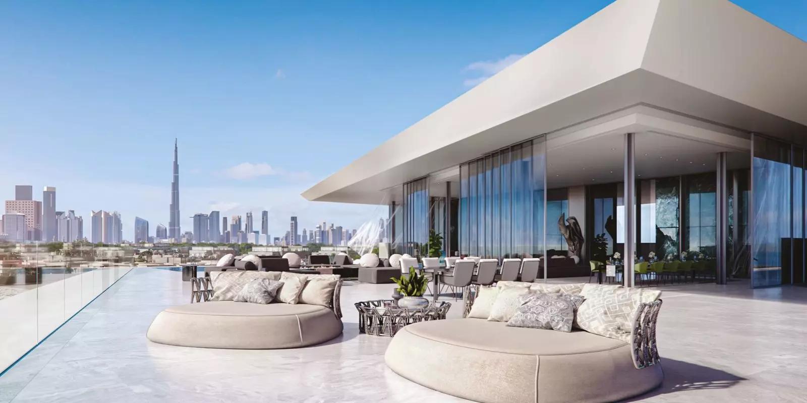 Ellington Villa Collection outdoor terrace, Palm Jumeirah, Dubai