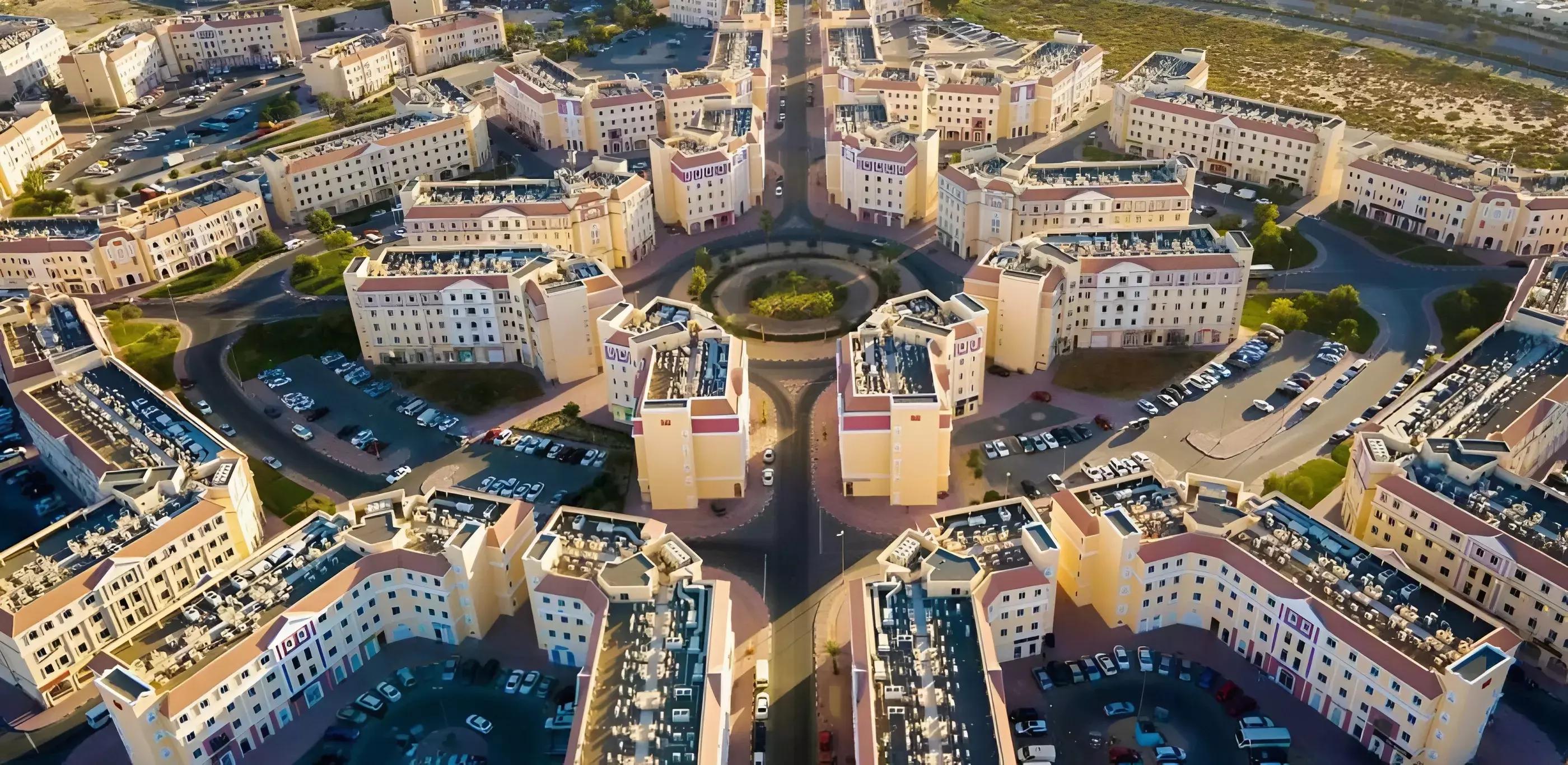 08 Life Residences apartment building exterior in Al Warsan 4, International City Phase 2, Dubai