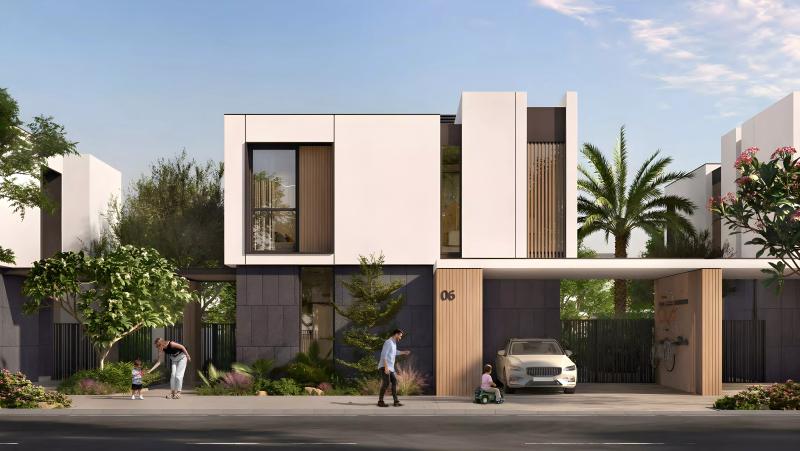 Milon at Athlon villa exterior with landscaped frontage, Athlon by Aldar, Dubai