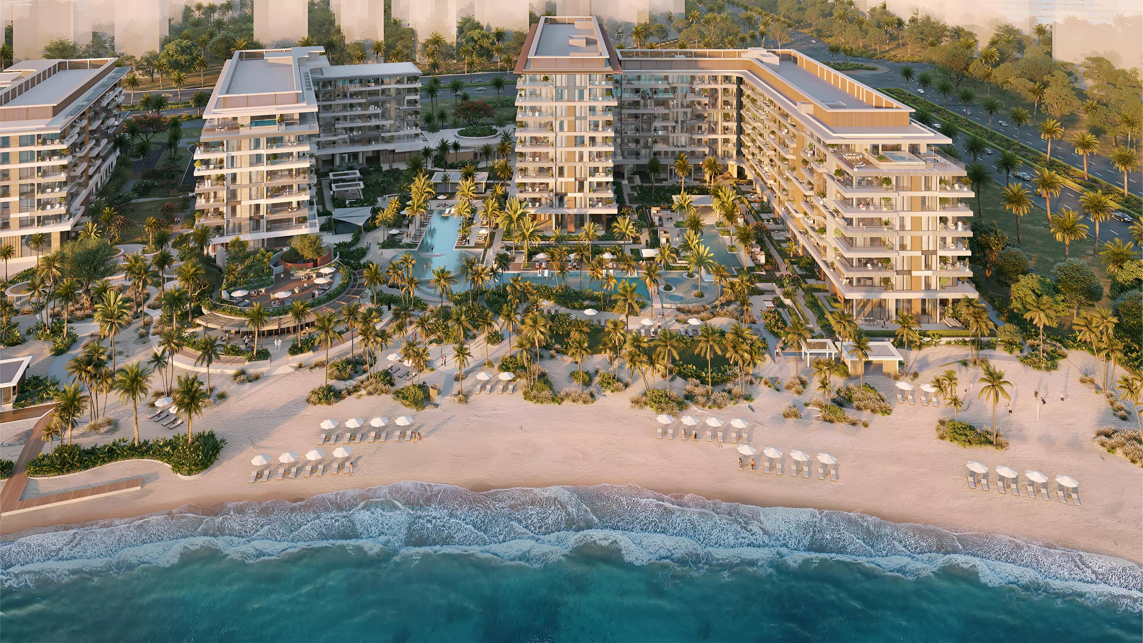 Cove Phase 2 by Ellington exterior facade, Dubai Islands waterfront development