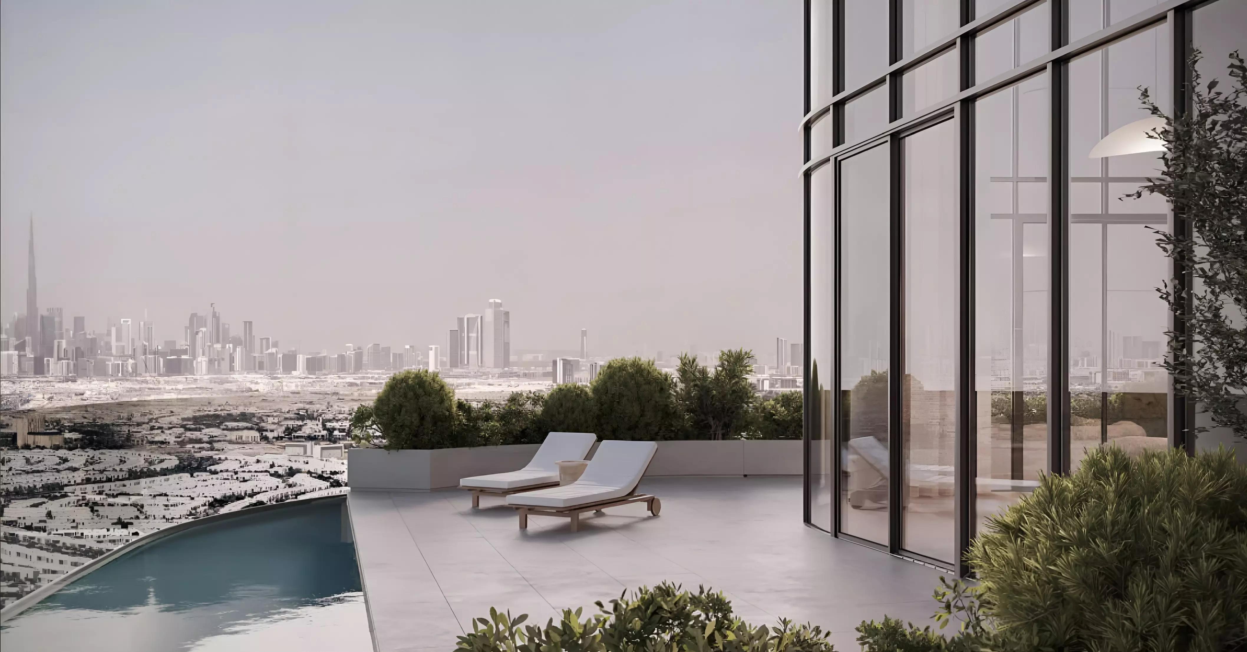 SAAS Hills townhouse unit view, Dubai Science Park