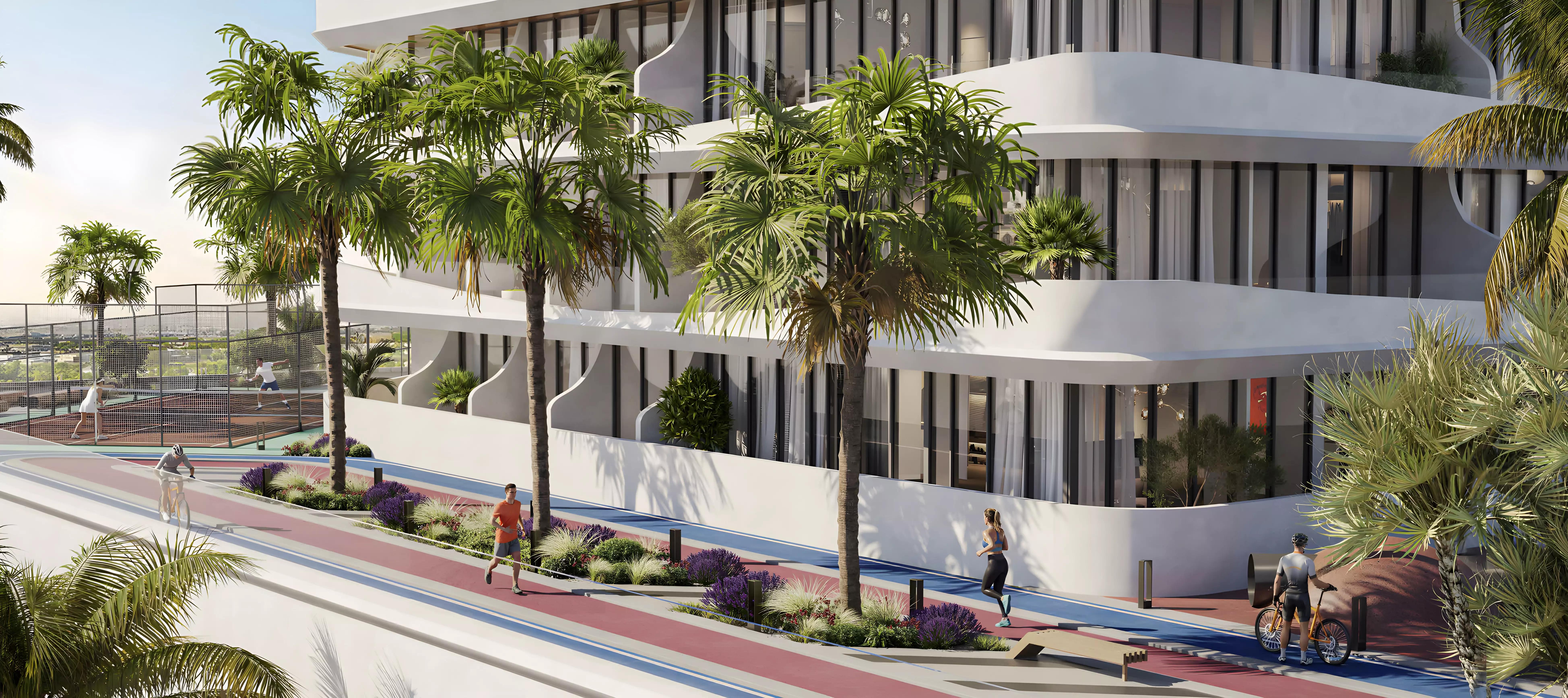 Barari Gate apartment interior living space render