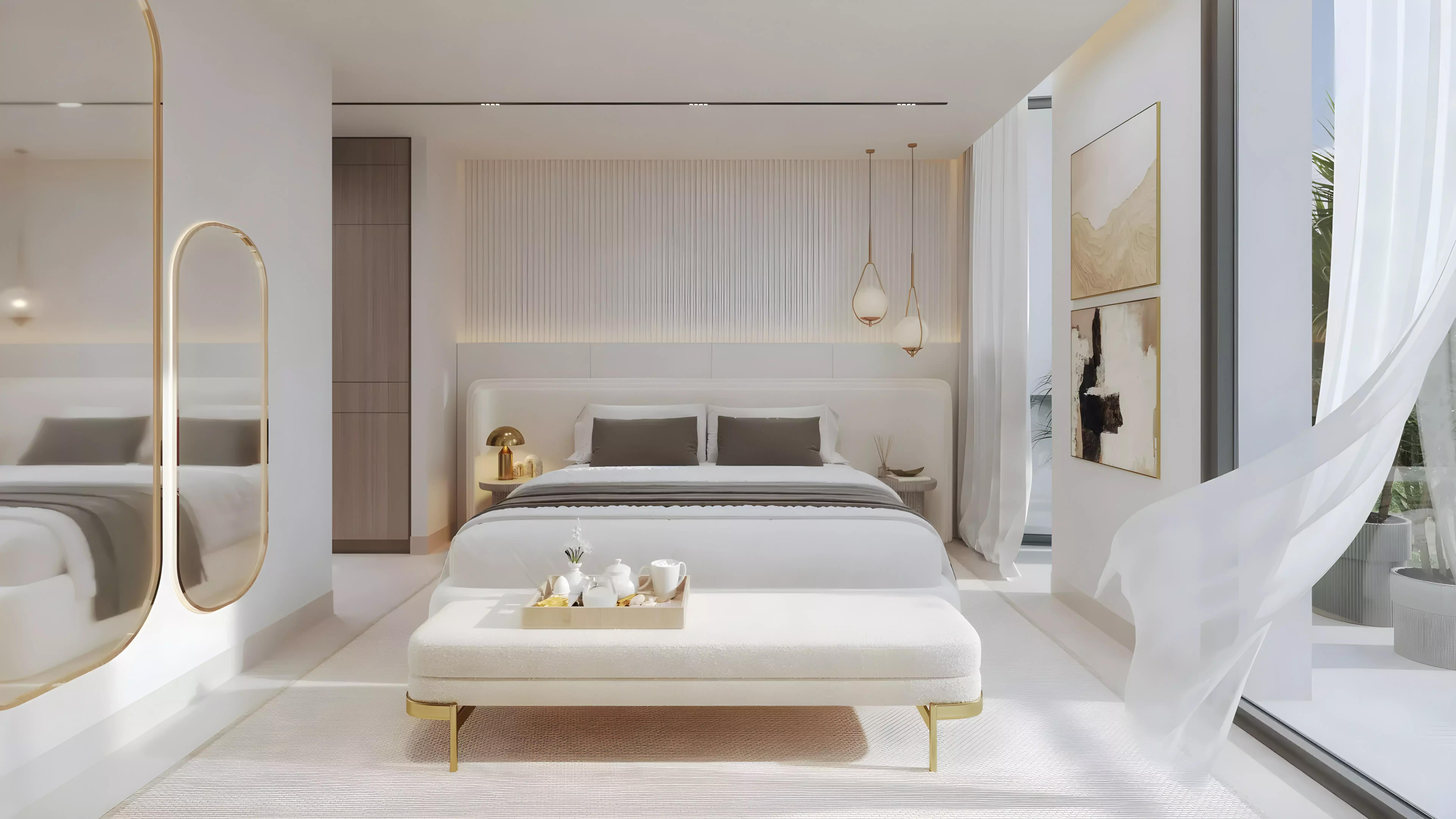 Mirdad 3 apartment interior living space, Union Properties Motor City