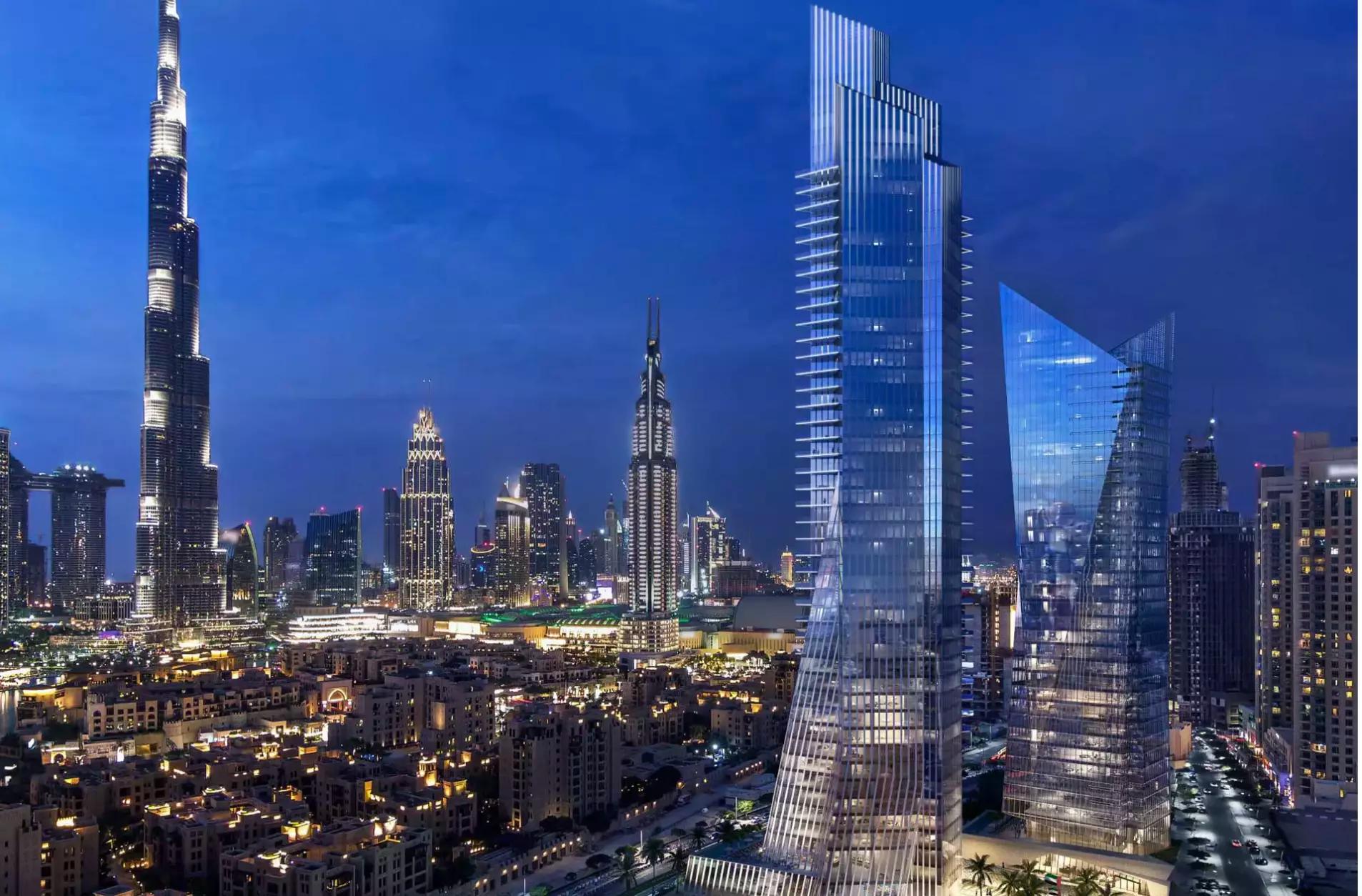Baccarat Hotel & Residences Phase 2 bedroom interior, Downtown Dubai