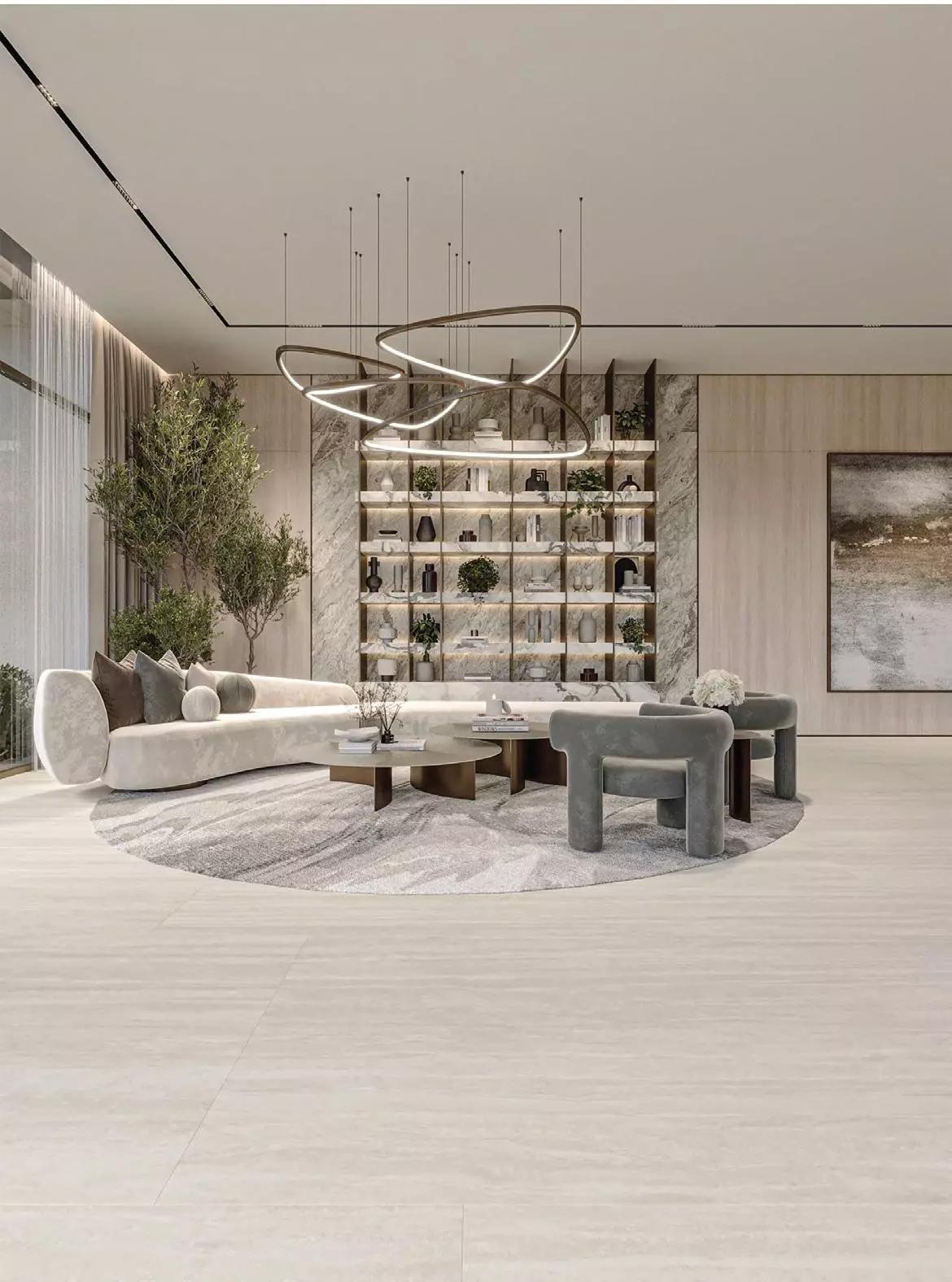 Mayfair Gardens building entrance and landscaping, Al Satwa, Dubai