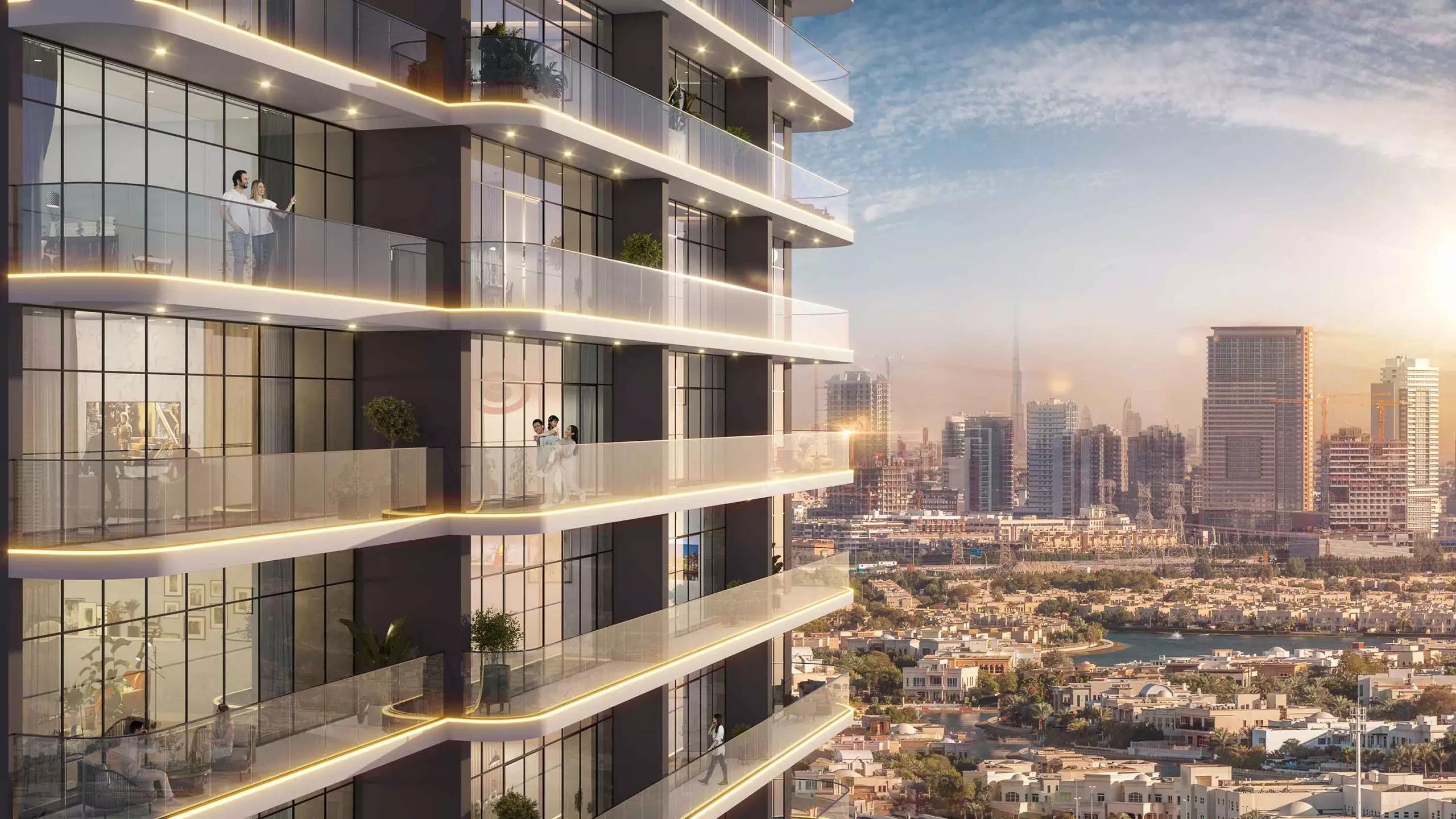 Livel Residenza exterior facade view, Jumeirah Village Circle, Dubai