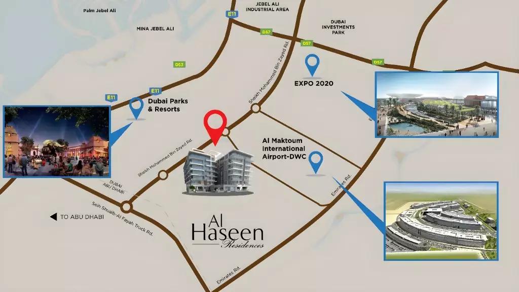 Al Haseen Residences Phase 4 master plan layout, Saih Shuaib 2, Dubai Industrial City