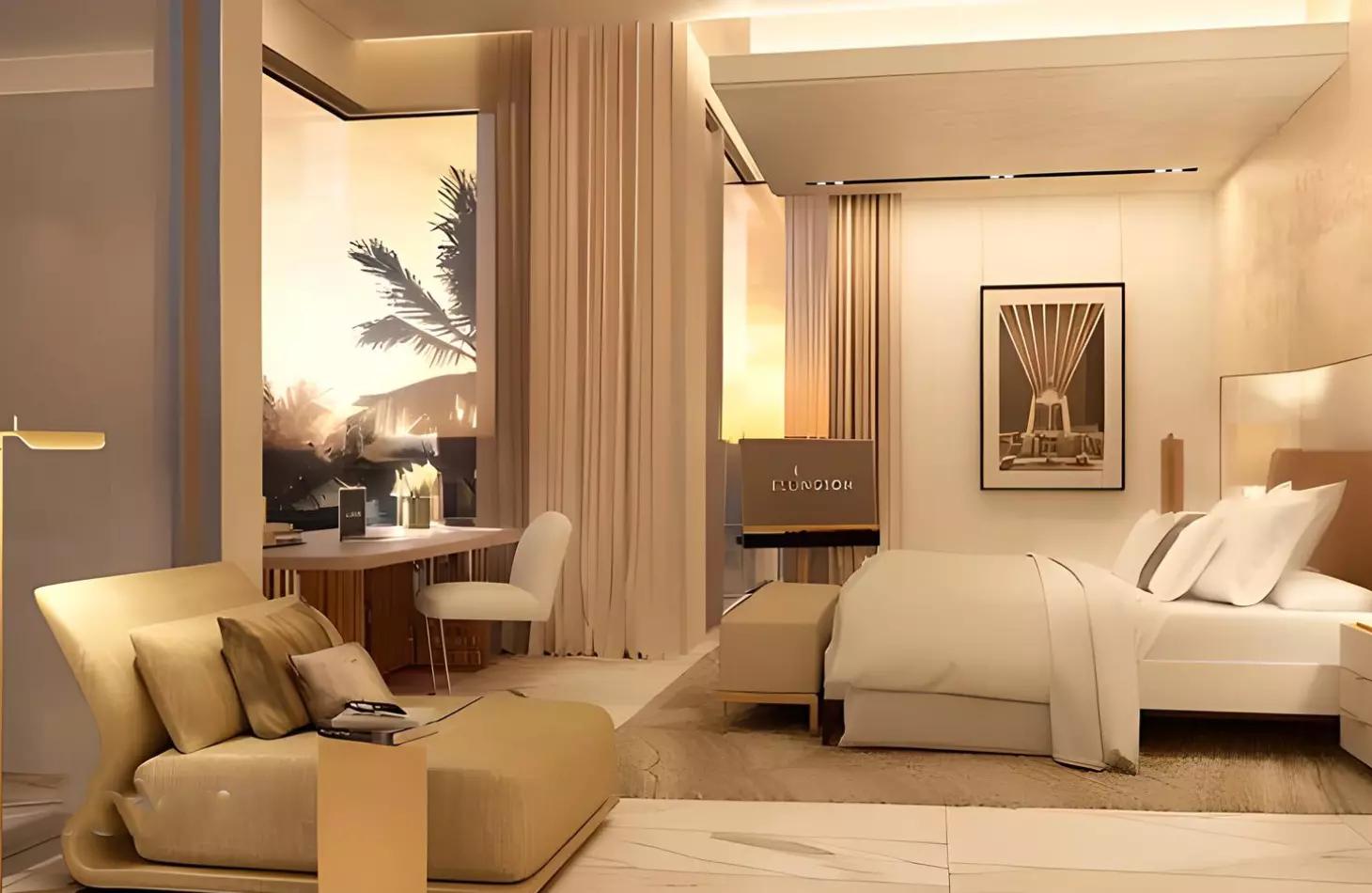 The Ellington Collection outdoor pool and terrace, Palm Jumeirah, Dubai