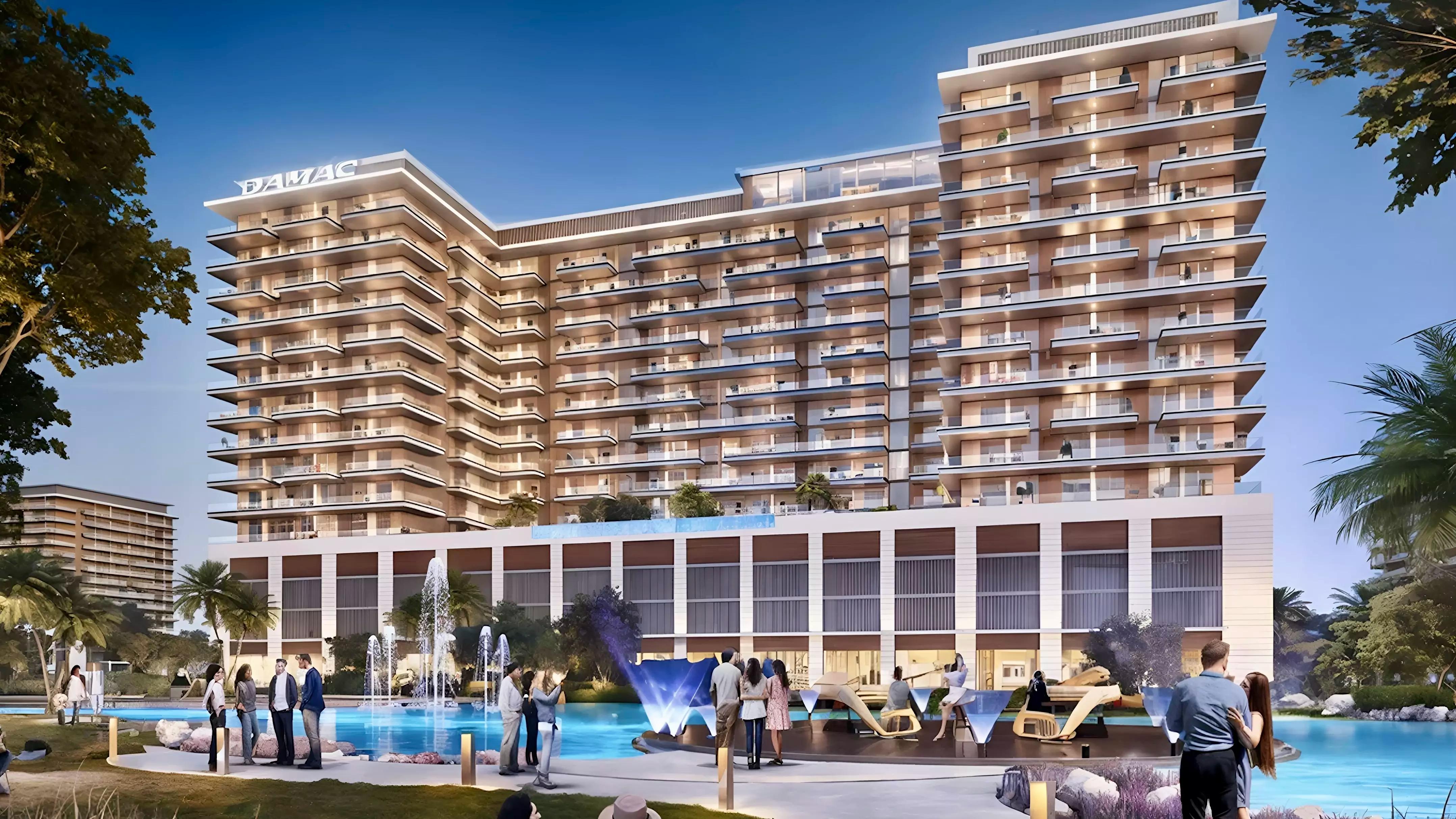 Damac Riverside Views Azure 1 exterior building render, DIP 2, Dubai