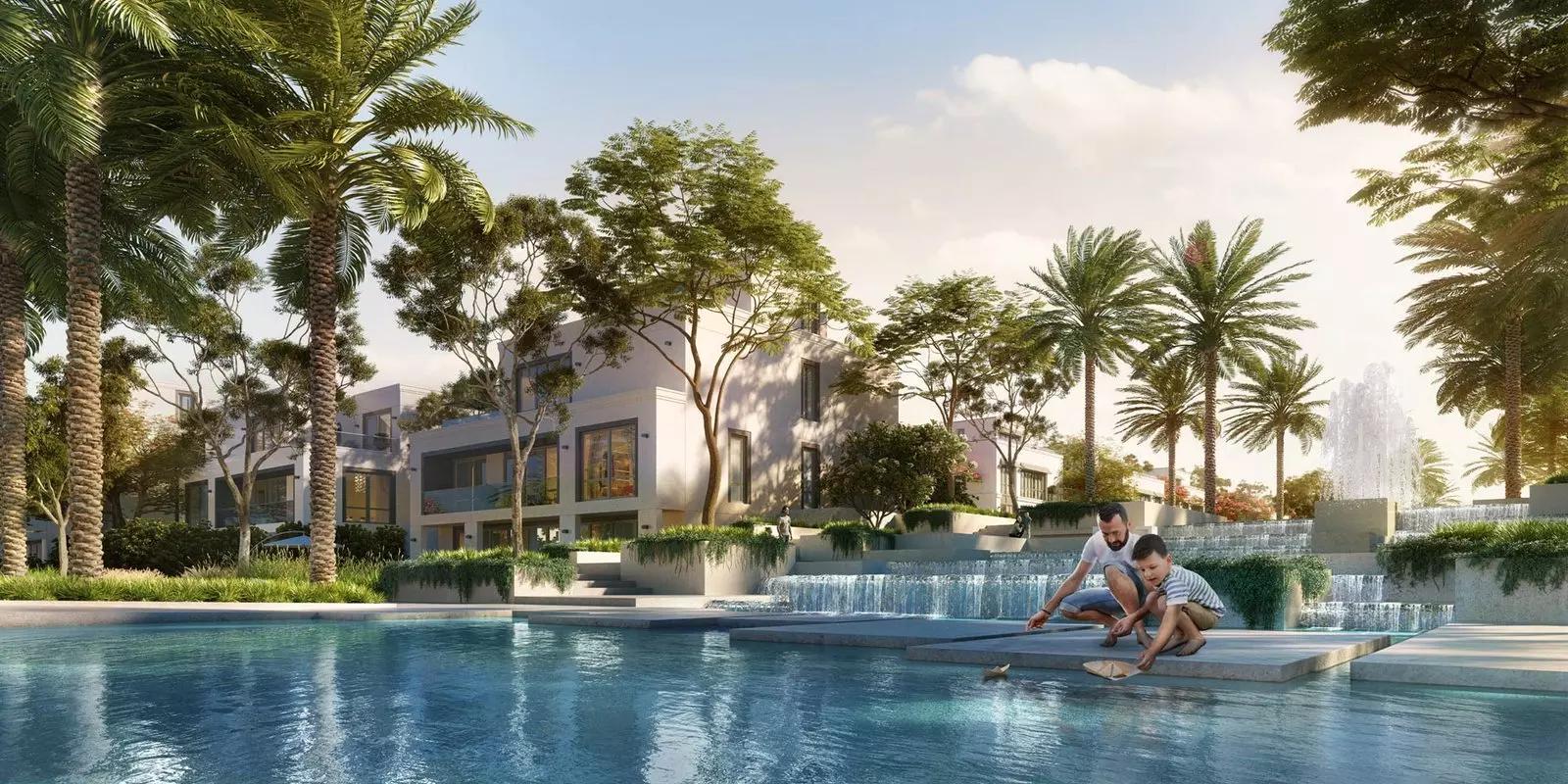 Palmeira interior living space, The Oasis by Emaar, Dubai