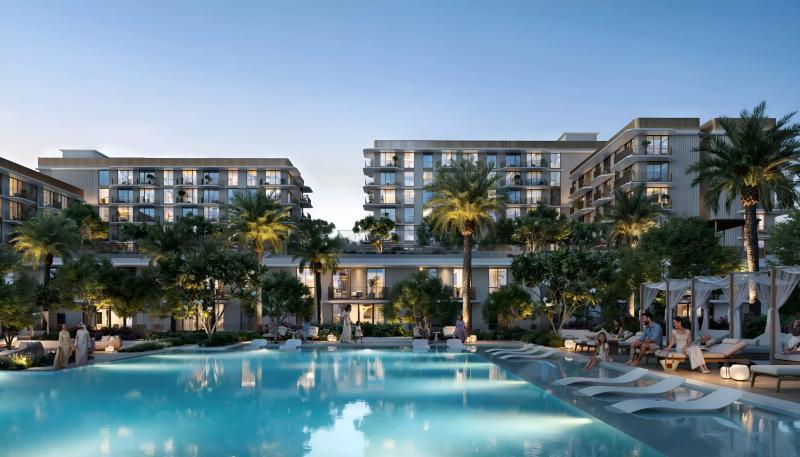 Sera Phase 2 waterfront residential building exterior at Mina Rashid, Dubai