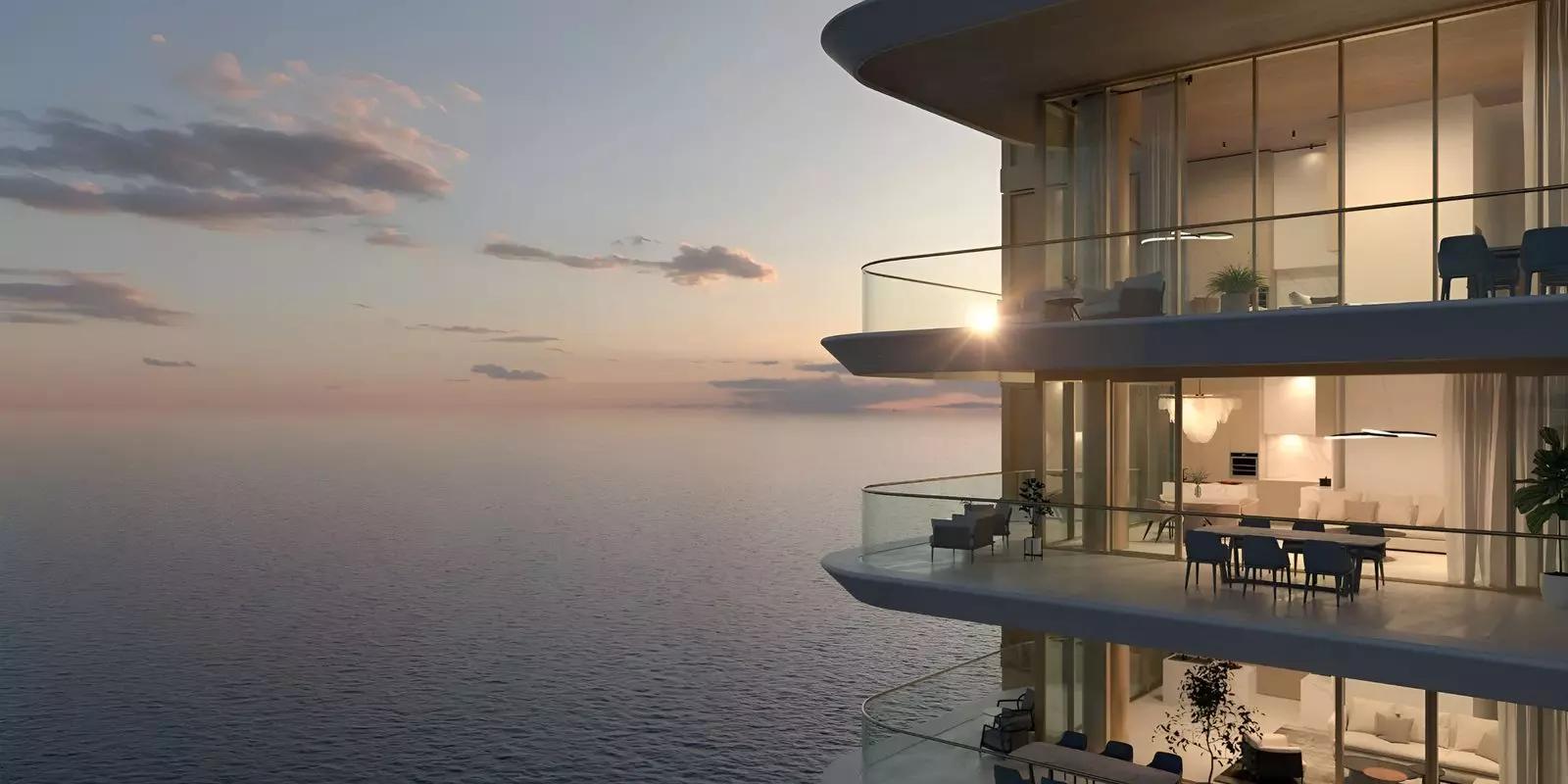 Serenia Living bedroom with built-in wardrobes, Palm Jumeirah, Dubai