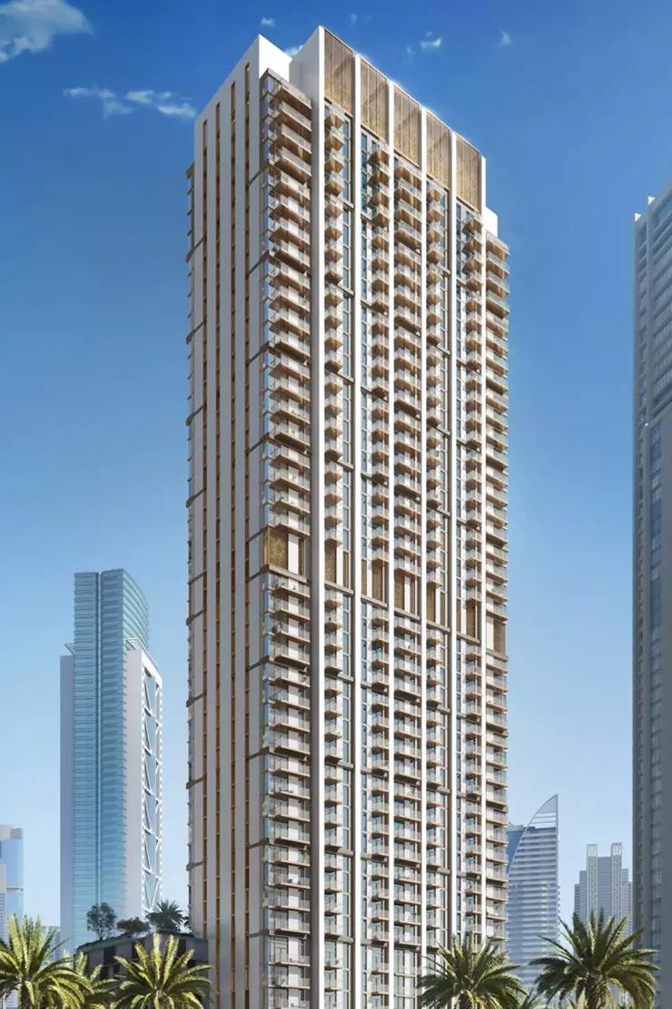 Burj Crown apartment interior living space, Downtown Dubai