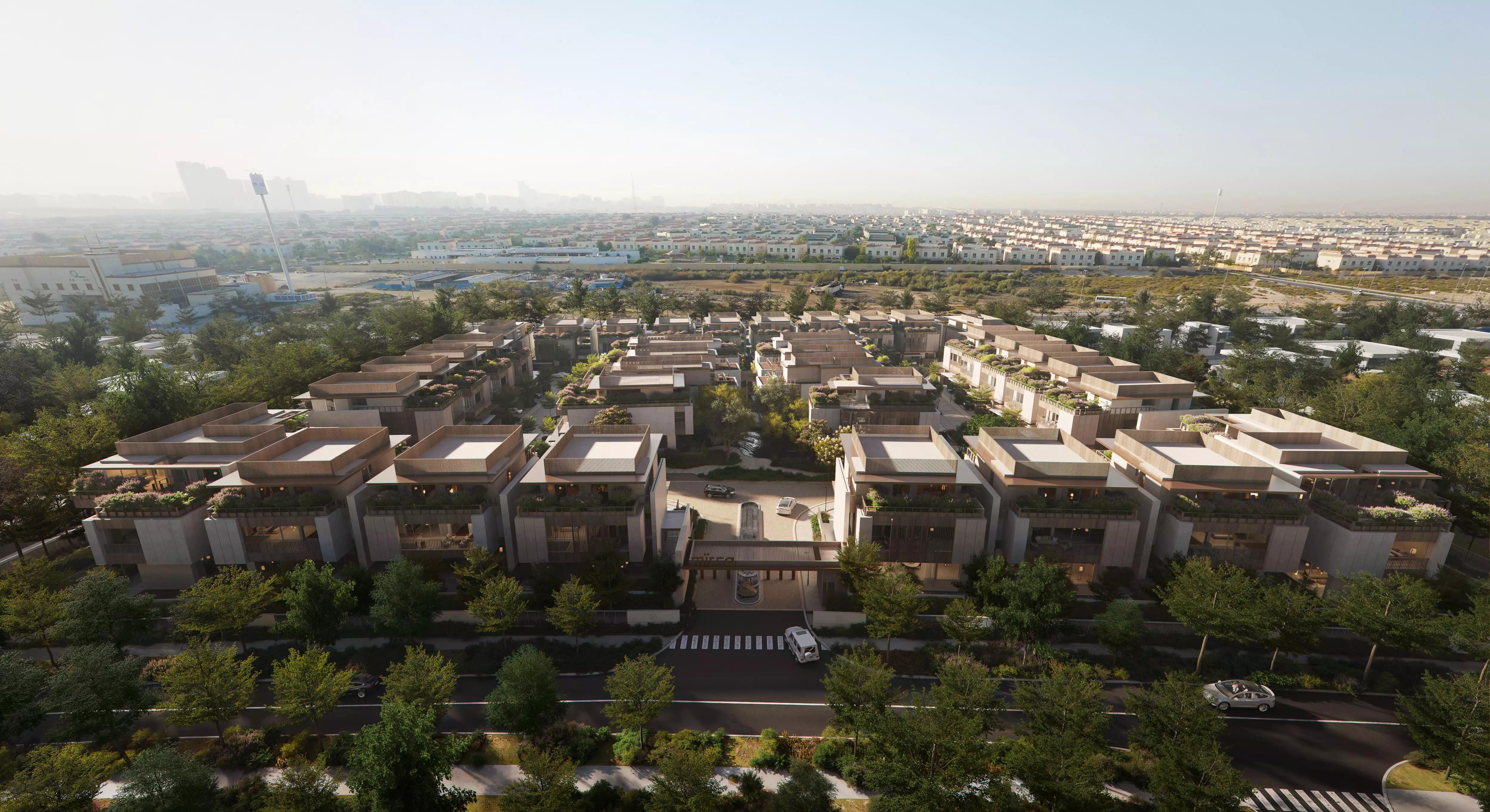 Numa Reserve villa living space interior, District 11, Dubai