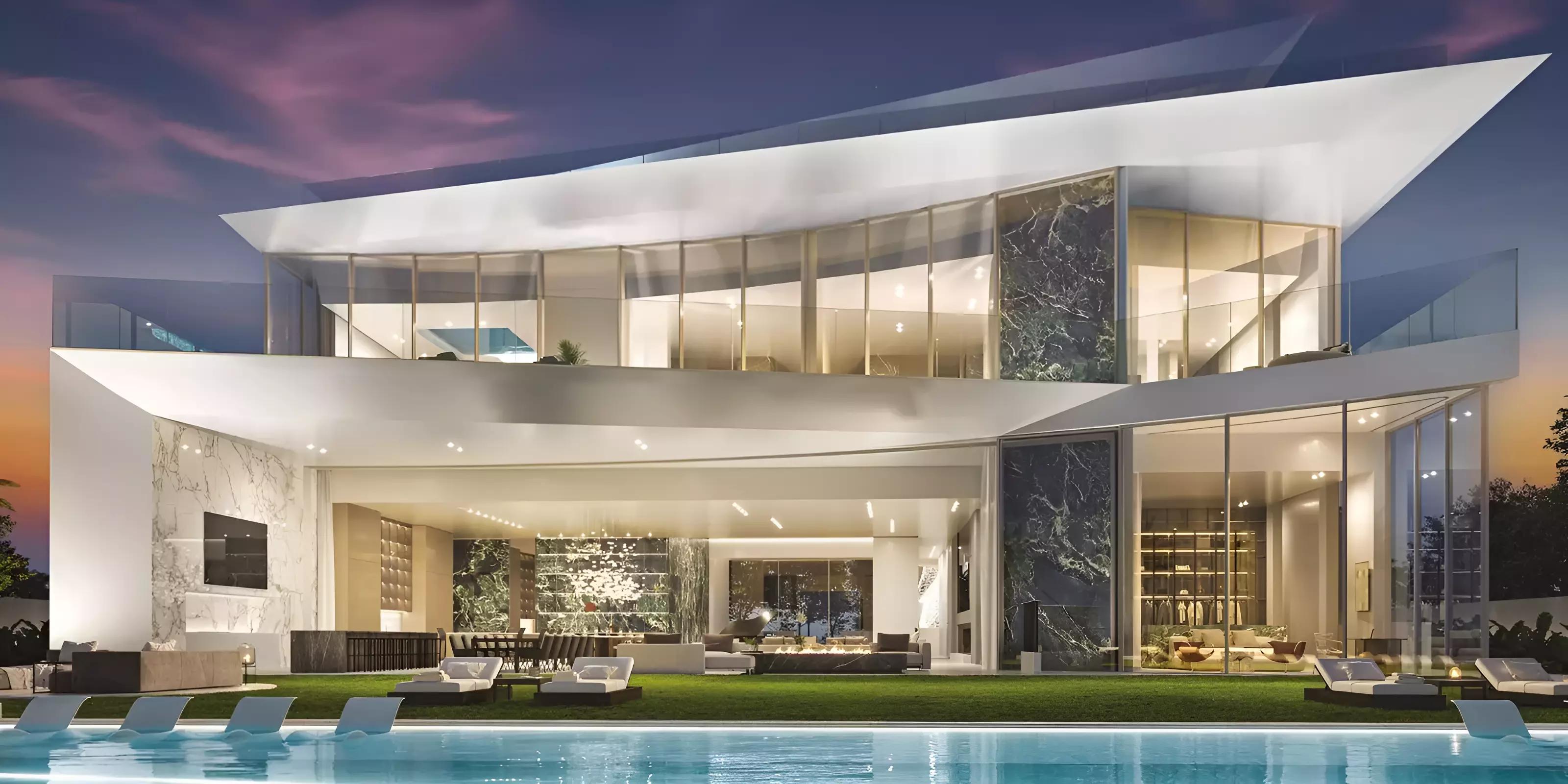 Ellington Villa Collection exterior view, Palm Jumeirah, Dubai