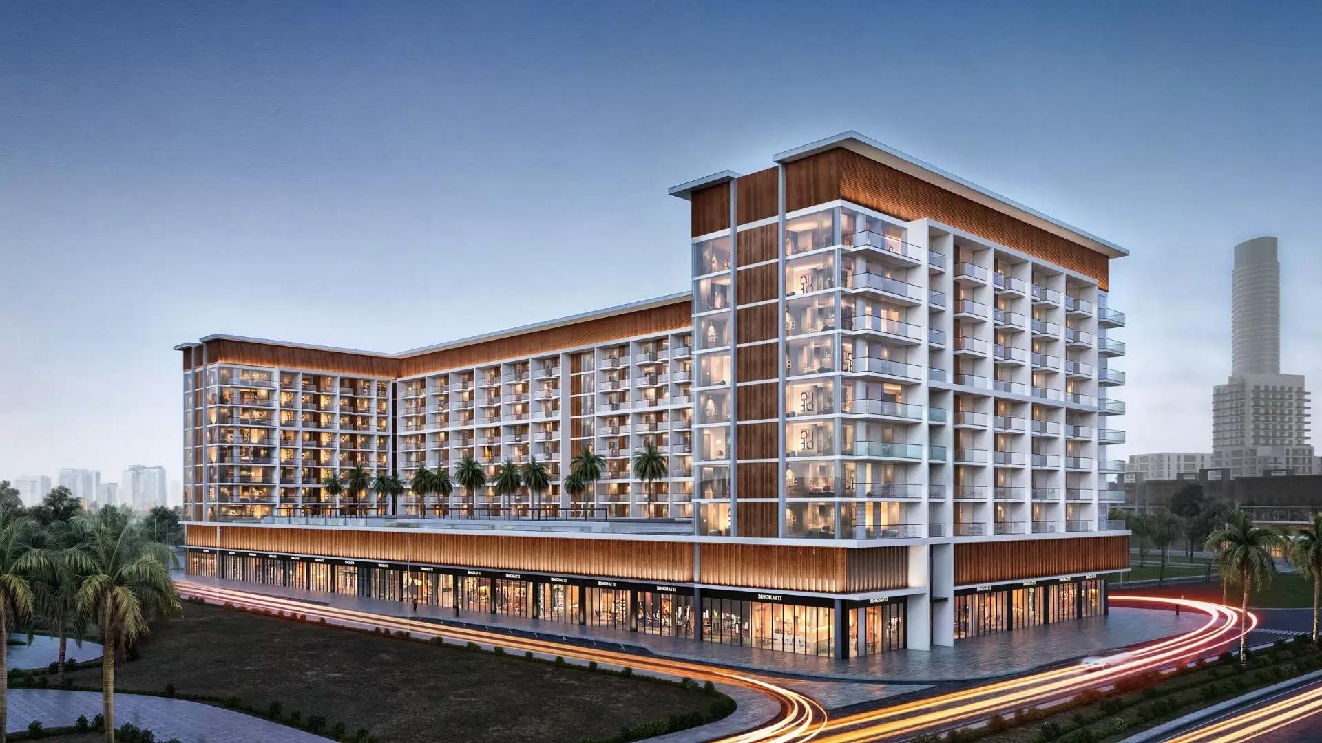 Binghatti Phoenix residential tower view, JVC District 13, Dubai
