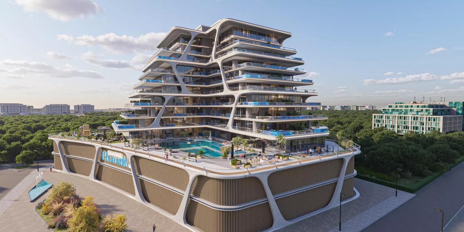 Samana California Phase 2 exterior facade, Al Furjan, Dubai