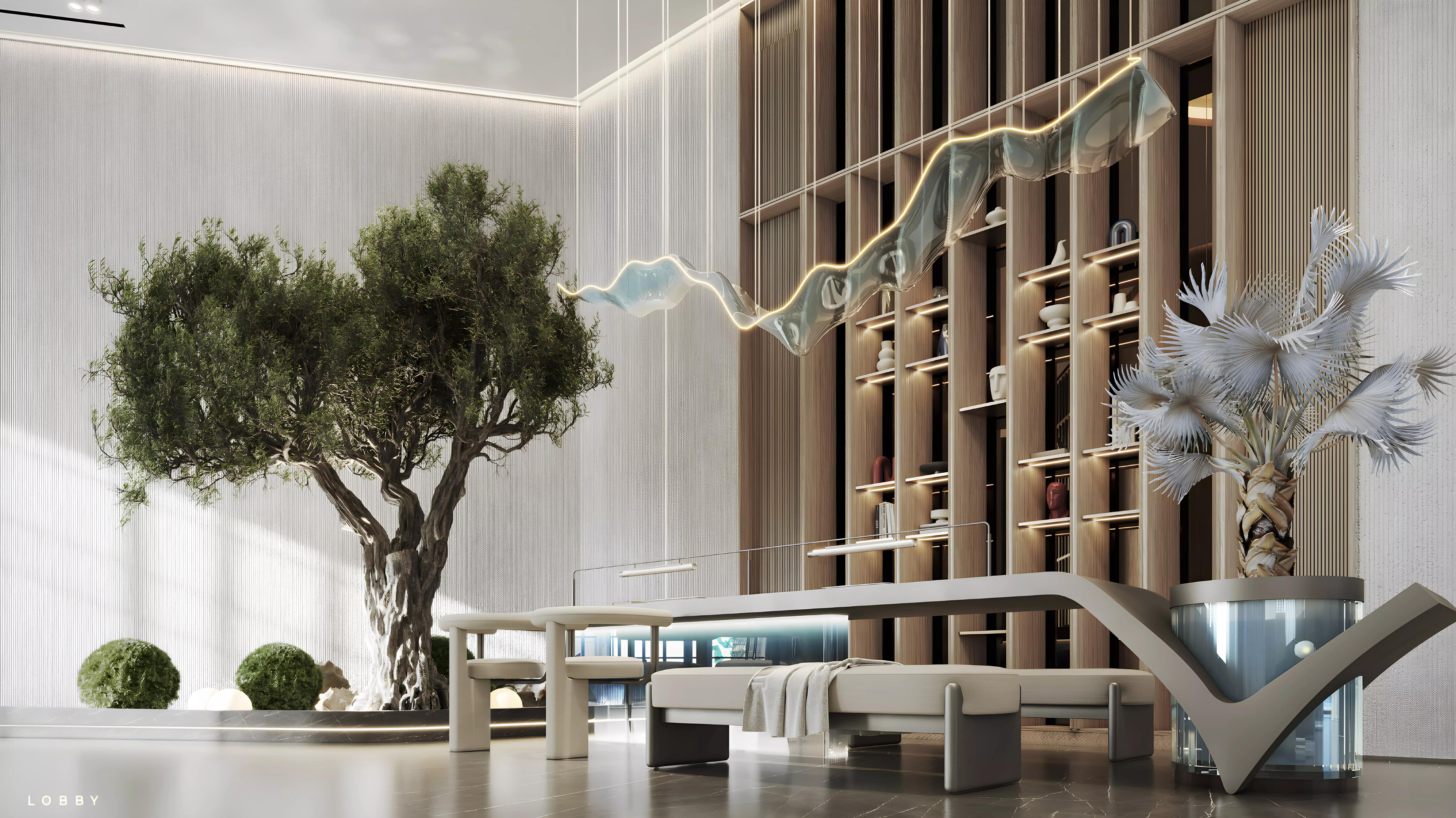Enre Residence landscaped gardens and amenities, Dubai South