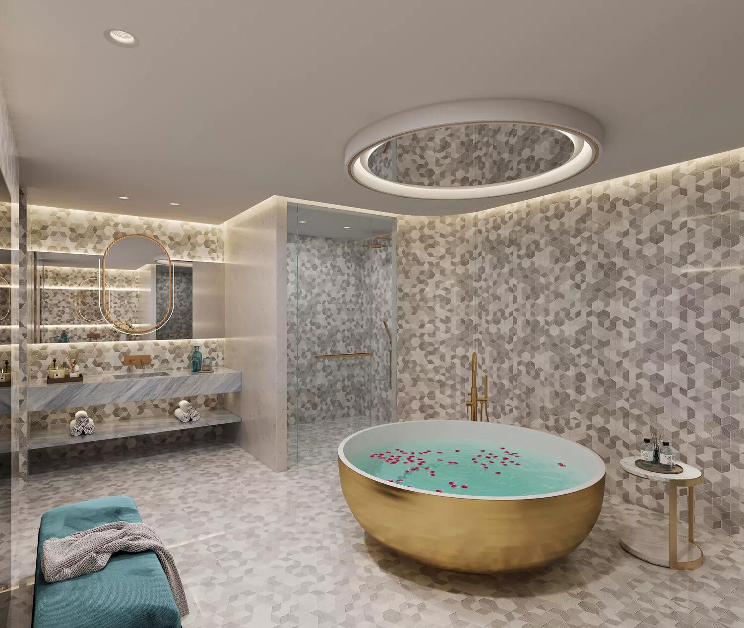 Gymnasium facility at Five Palm Jumeirah, Palm Jumeirah