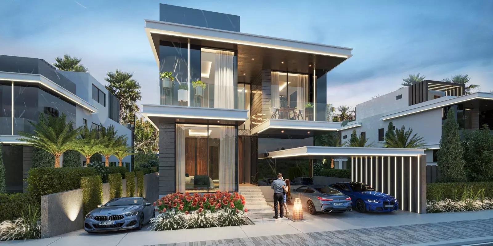 Venice villa dining and kitchen space, DAMAC Lagoons, Dubai
