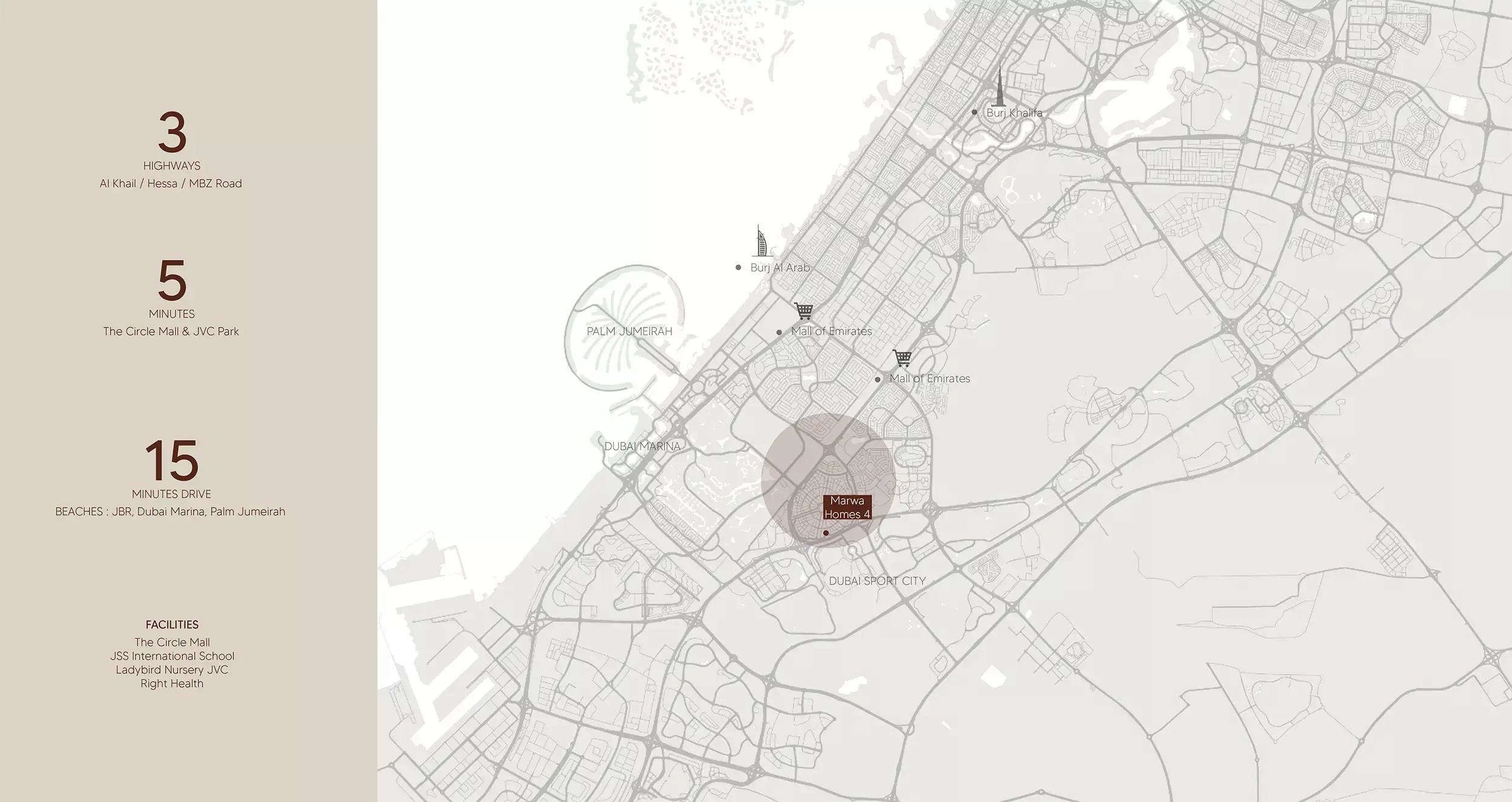 Marwa Homes Phase 4 community masterplan layout, District 10, JVC