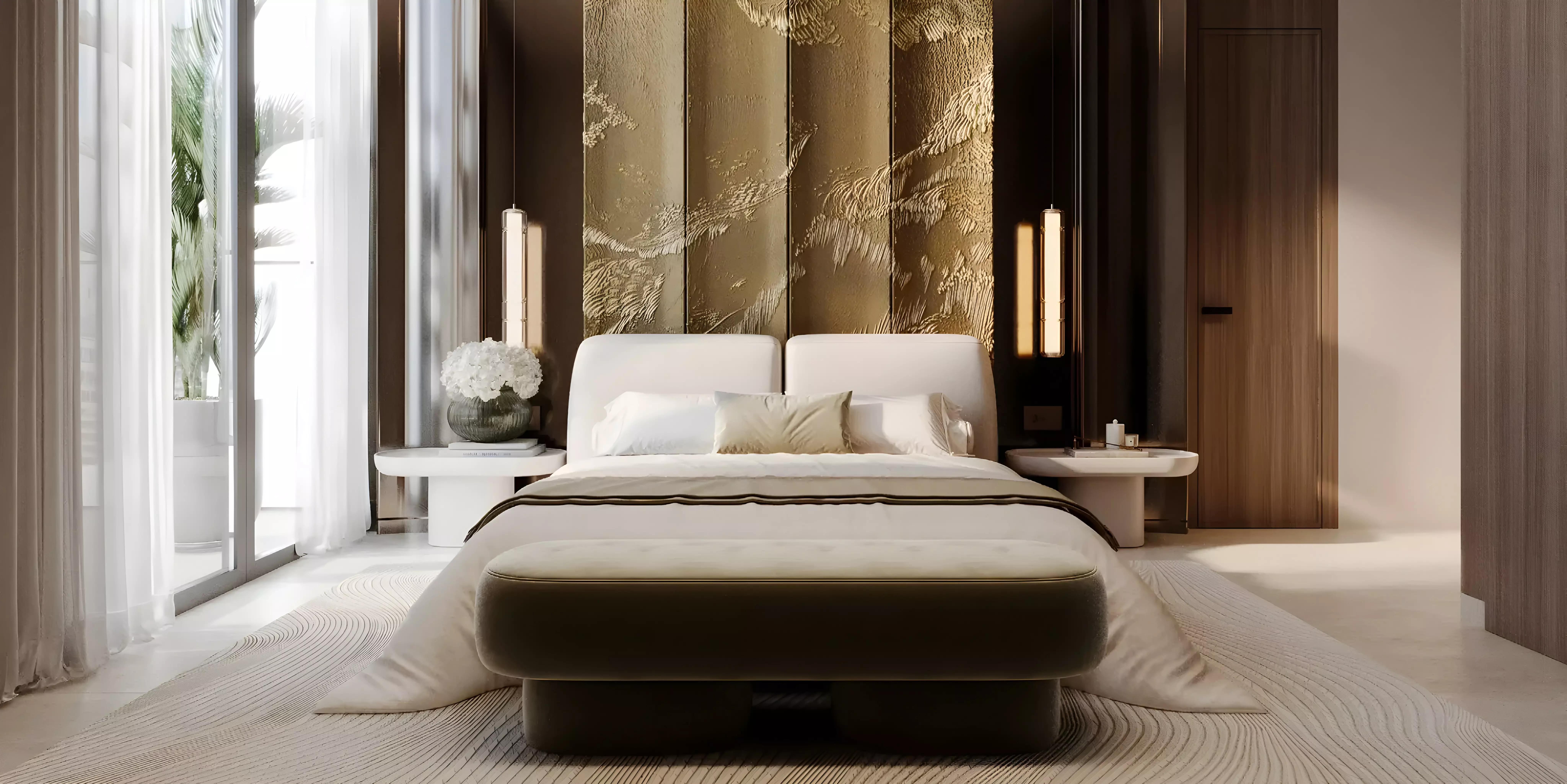 Indoor swimming pool interior at Binghatti Luxuria, Dubai